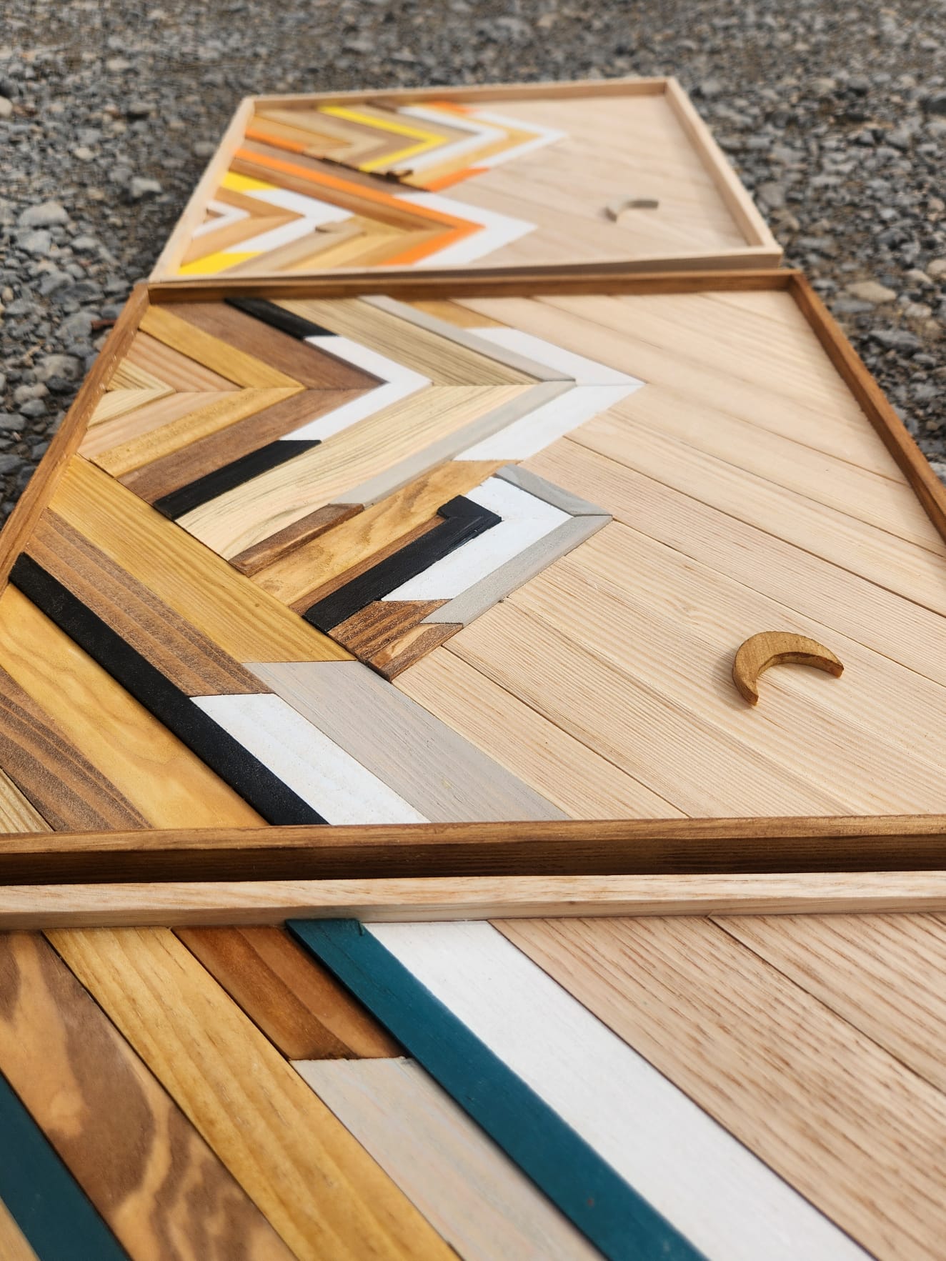 Montagnes colorées - Woodart