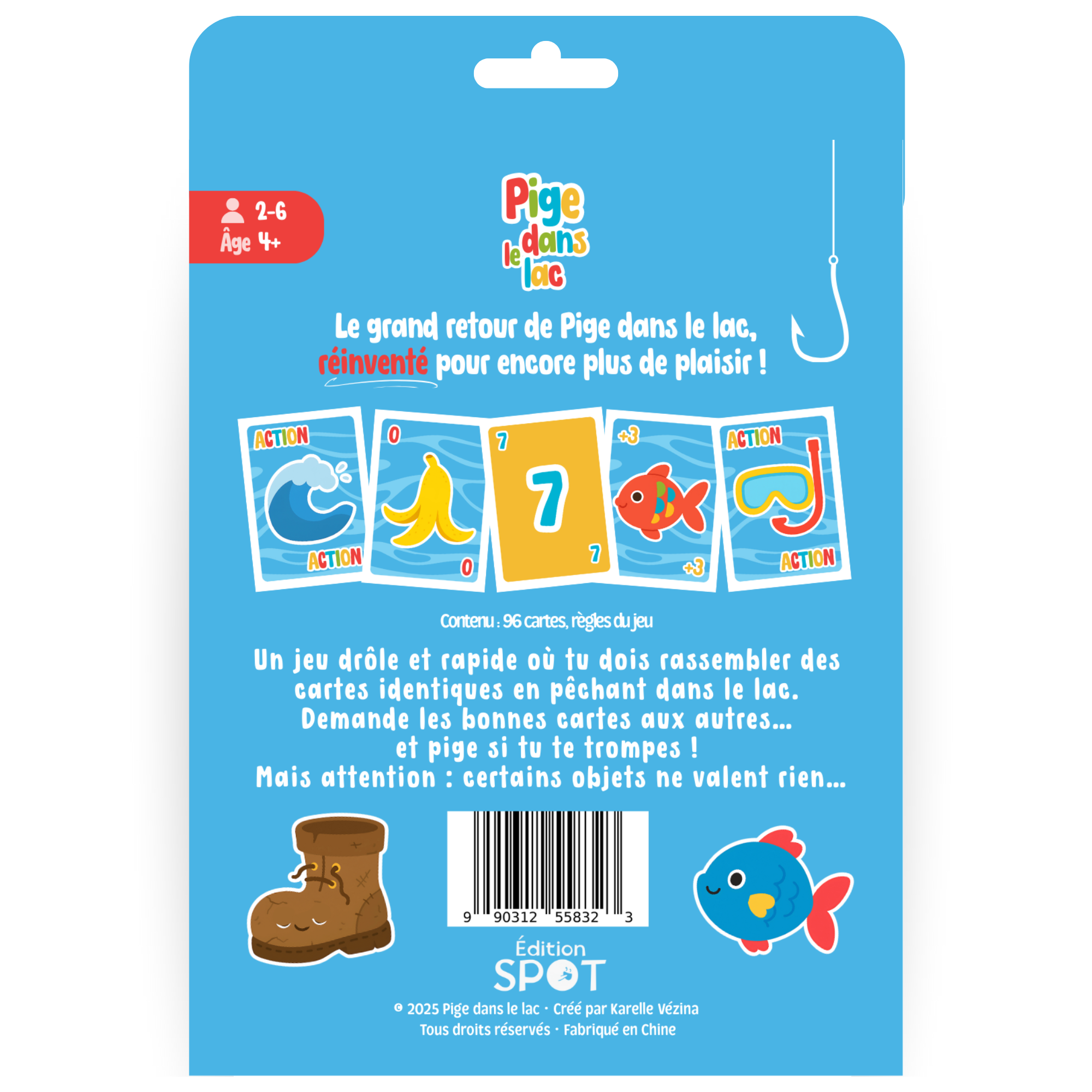 Pige dans le lac – Jeu de cartes pour enfants