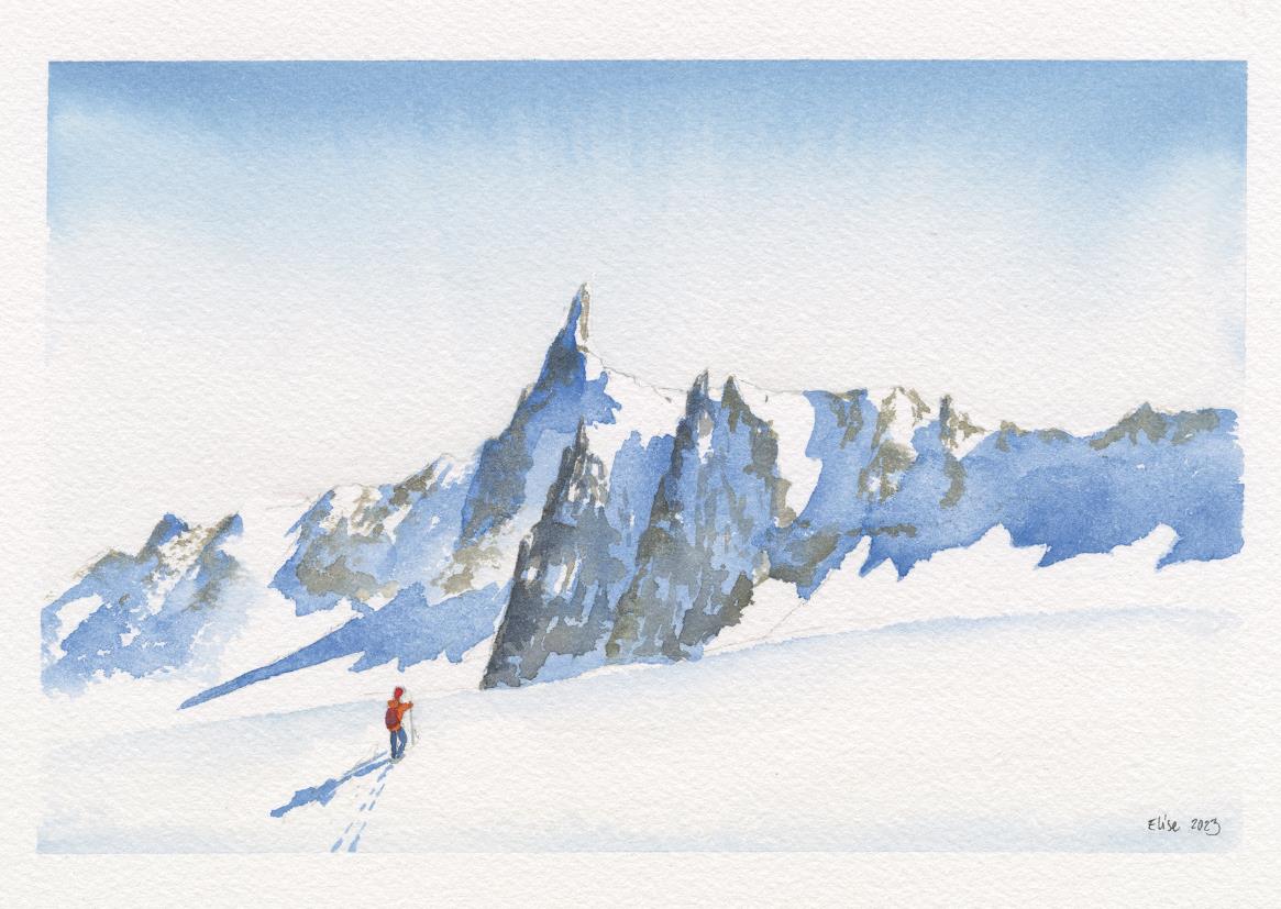 Dent du Géant - carte postale