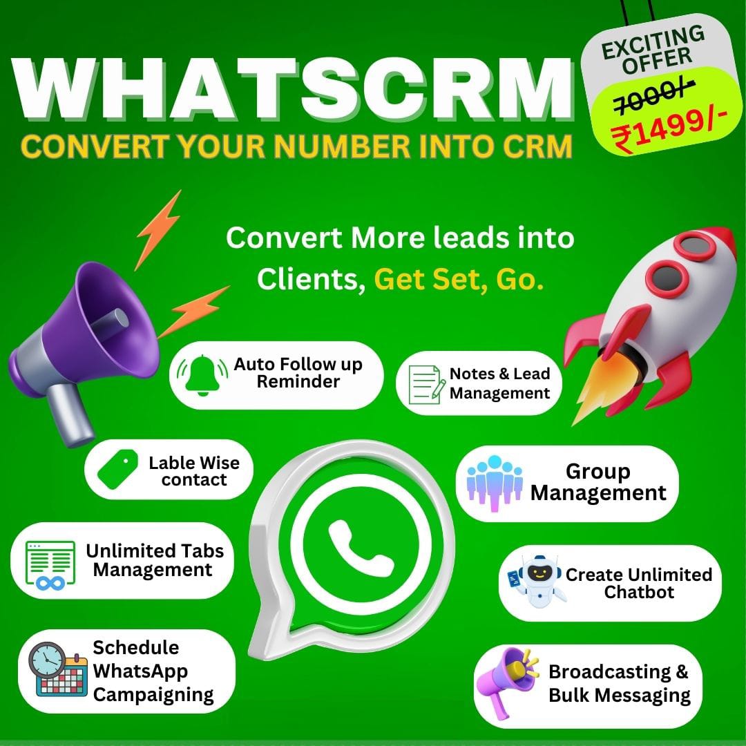 Latest WhatsApp CRM software
