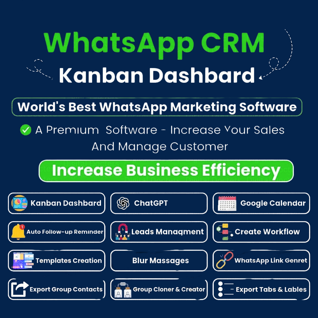 WhatsApp Tab CRM Software
