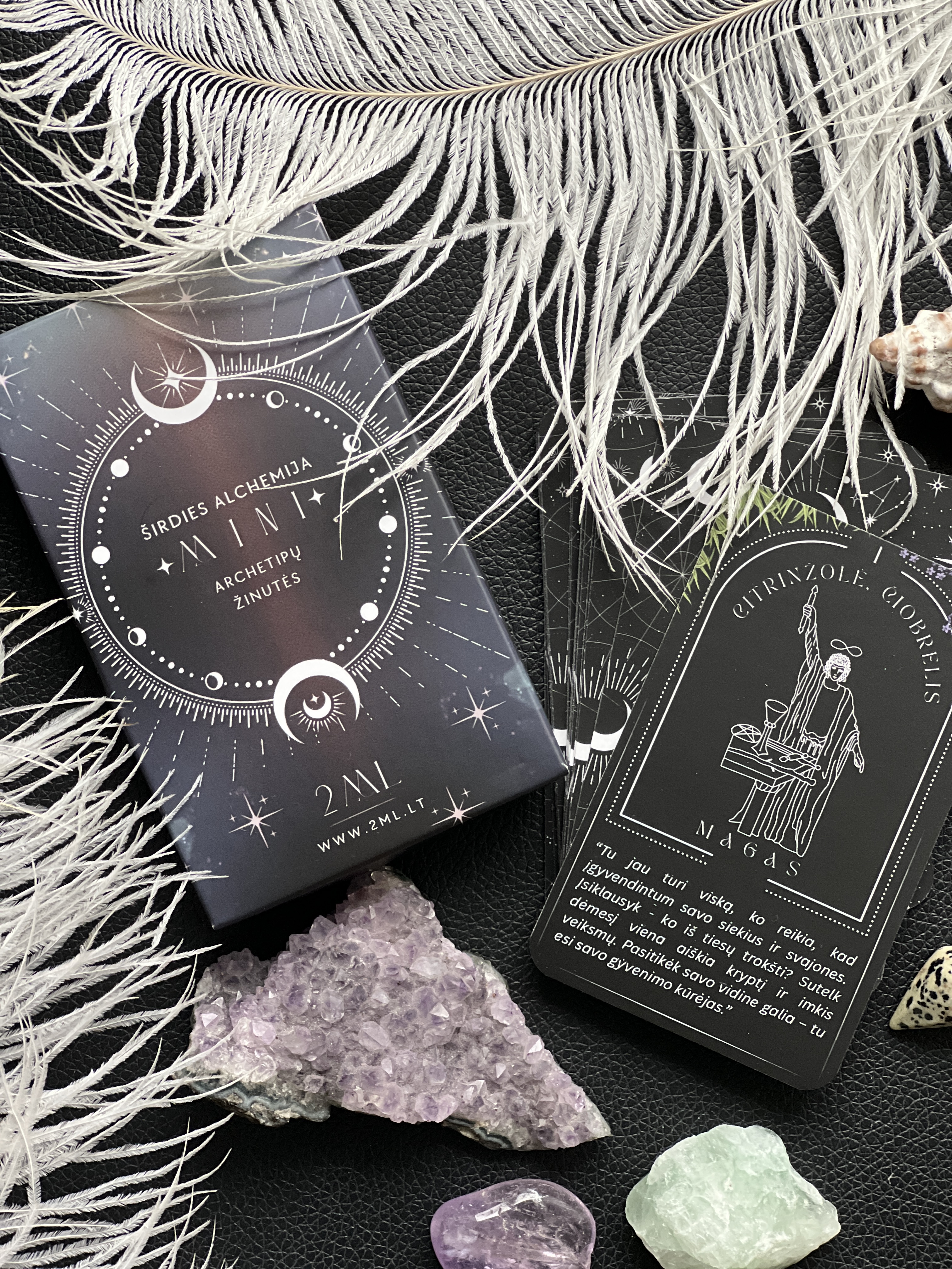 širdies alchemija MINI taro archetipų kortos