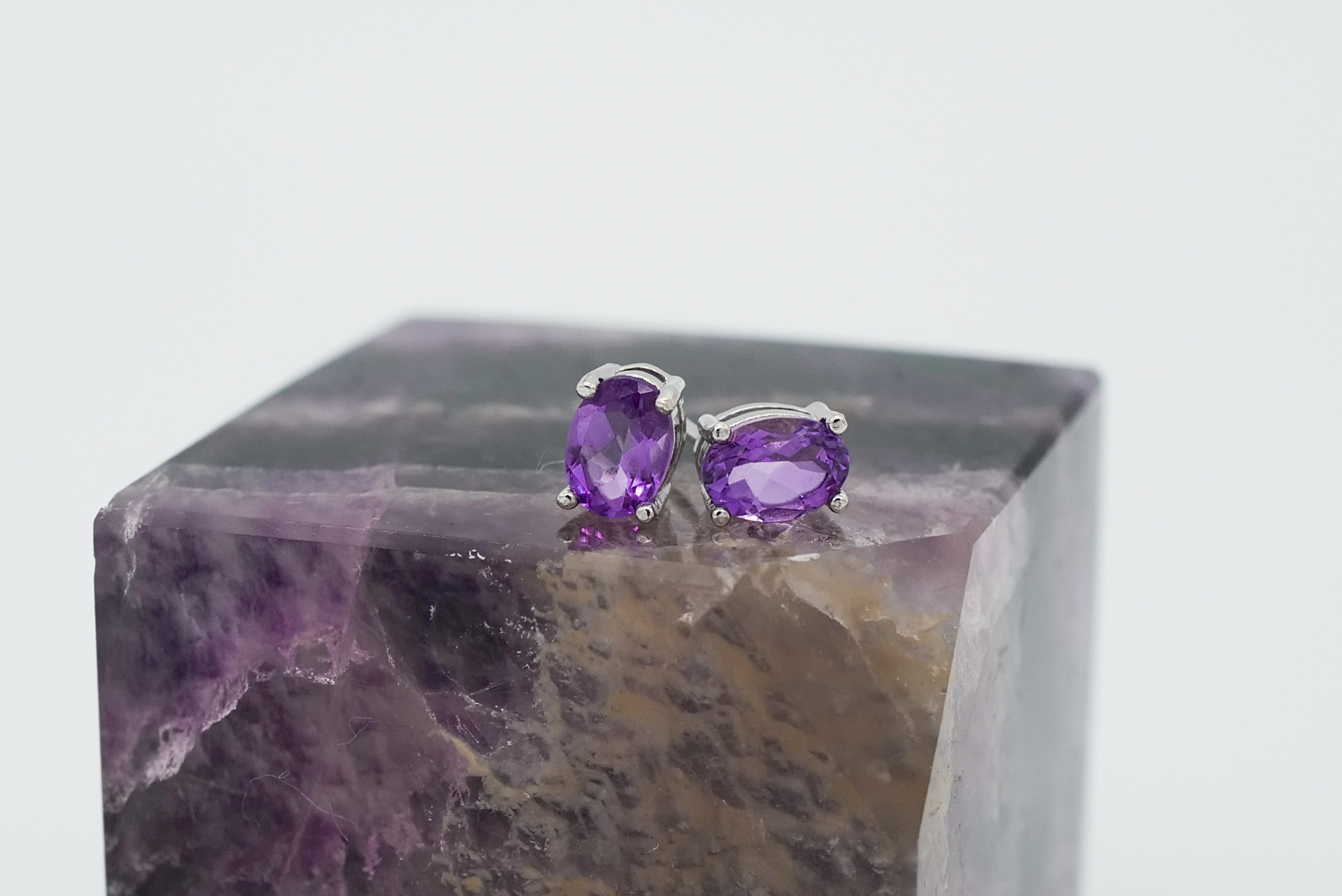 Pendientes de amatista