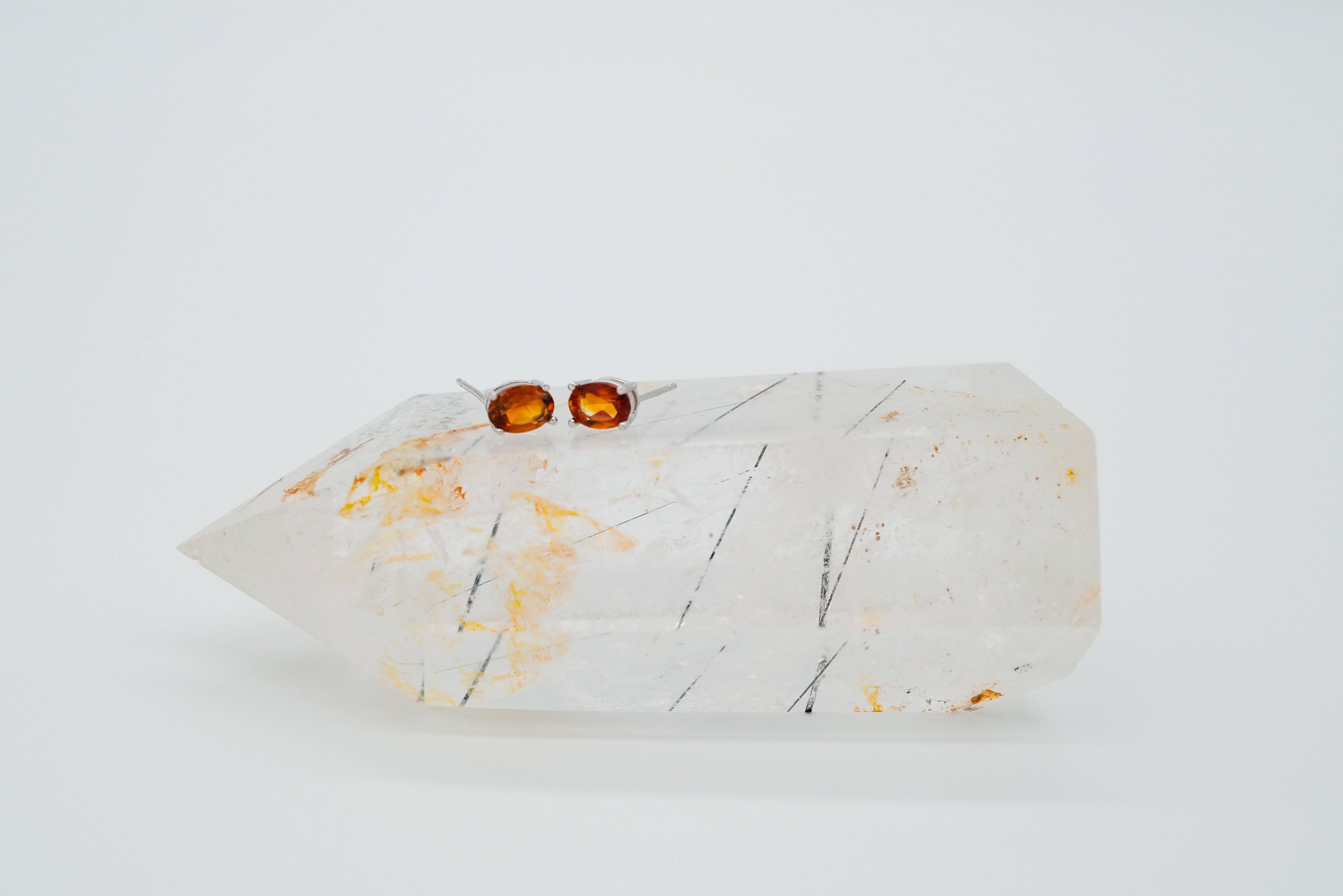 Pendientes con citrino