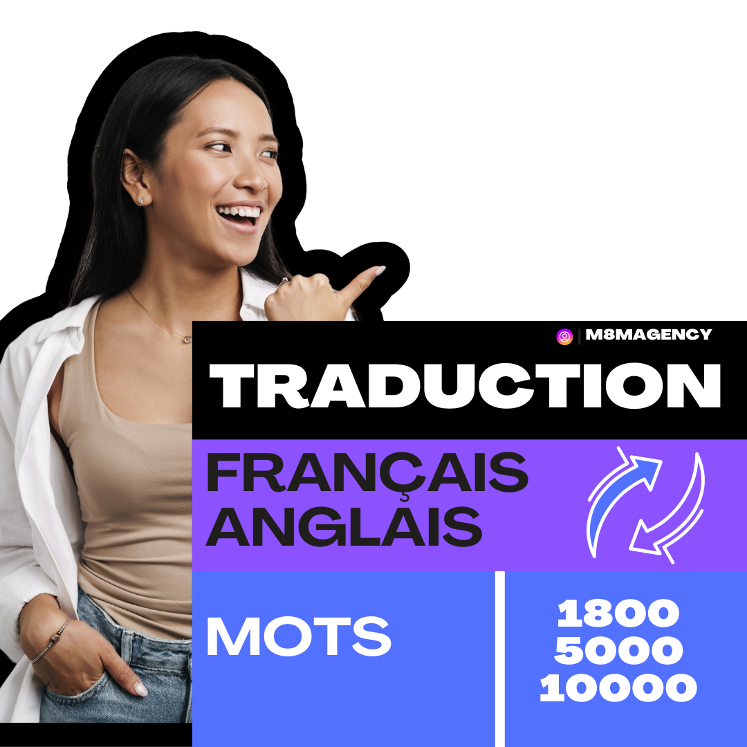 Traduction : Forfait 1800 à 10 000 mots FR/EN