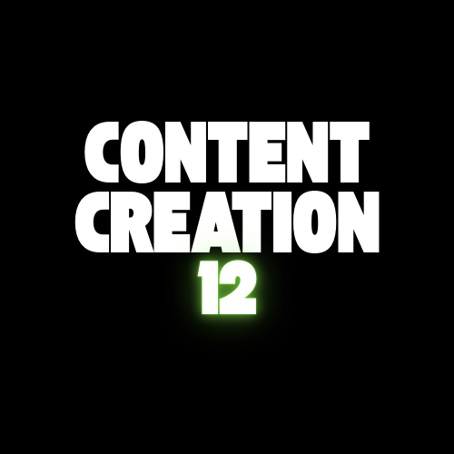 Création de Contenu Mensuel : Pack Scale – 12 contenus / Semaine  (4 réseaux sociaux)