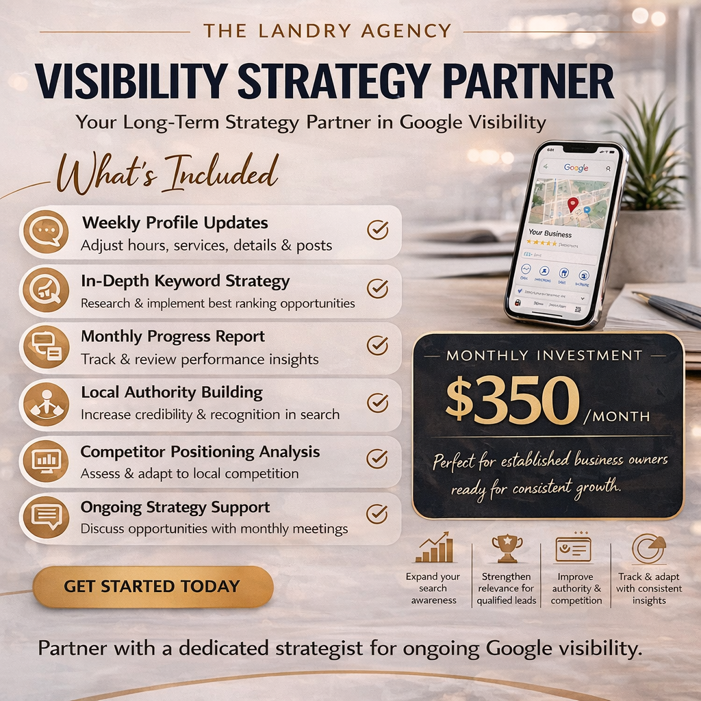 Google Visibility Maintenance Support (monthly plans)