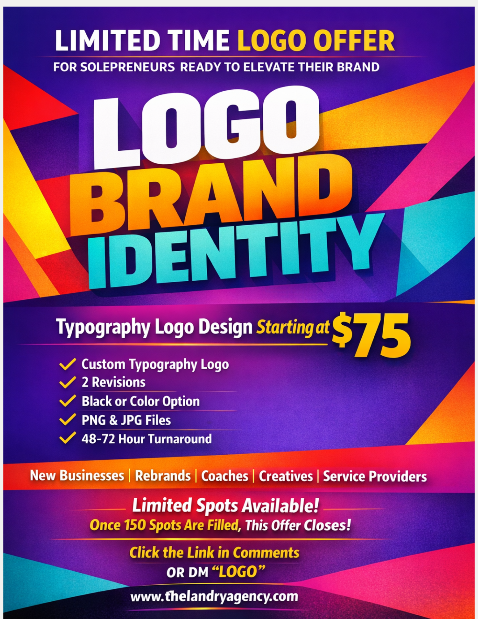 Custom Typography Logo Design