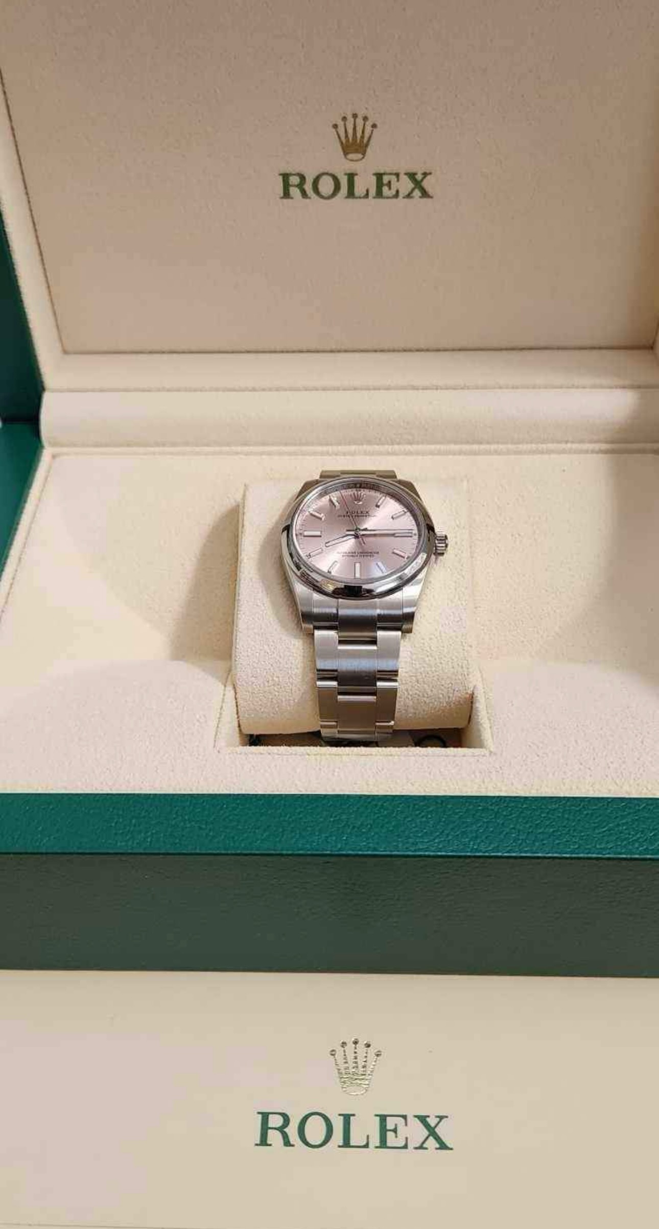2022 Rolex Oyster Perpetual Salmon Dial 124200