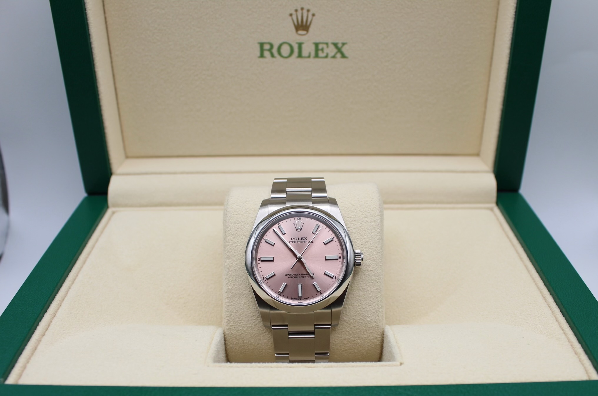 2022 Rolex Oyster Perpetual Salmon Dial 124200