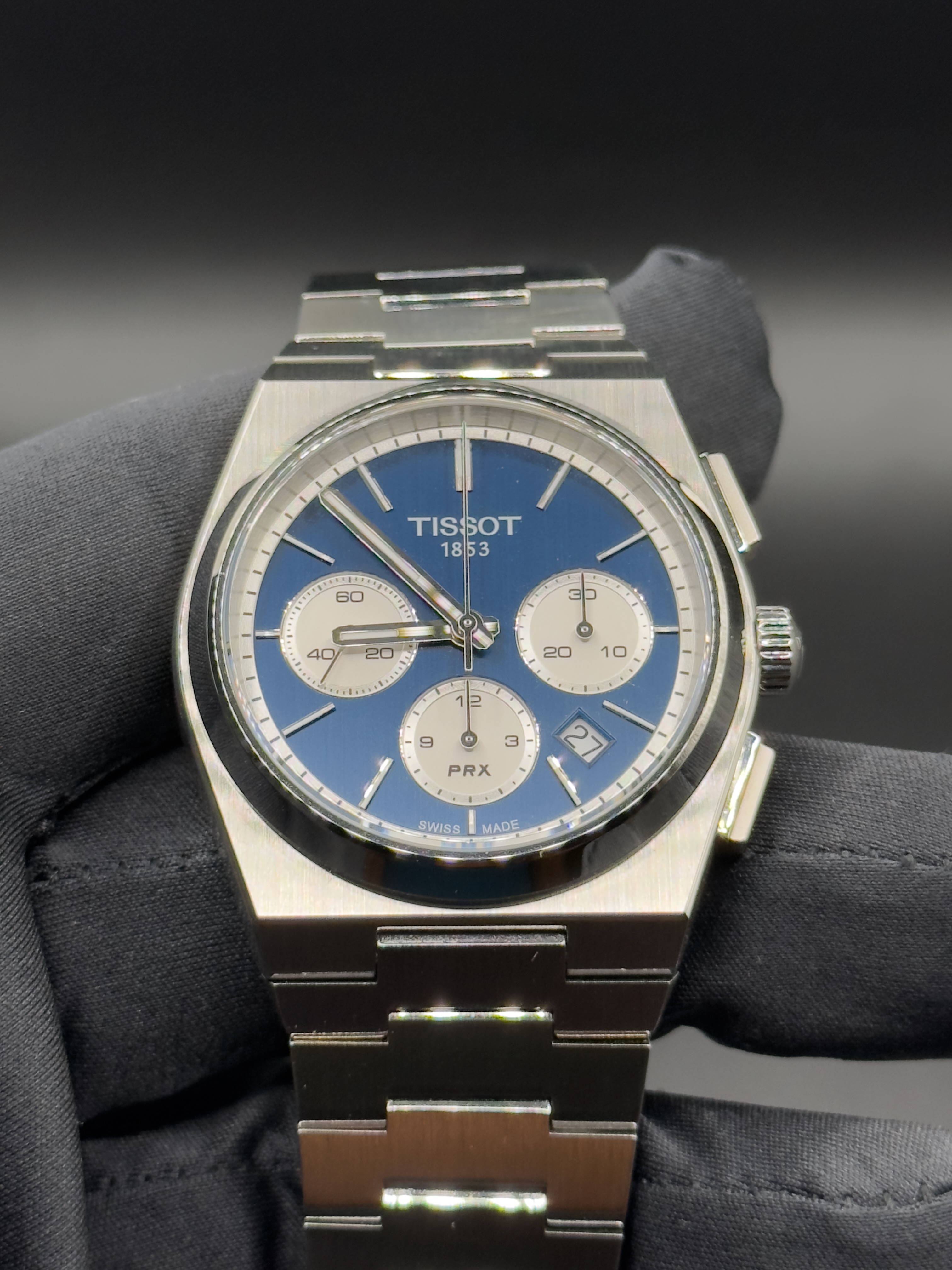 Tissot PRX Automatic Chronograph Blue Dial