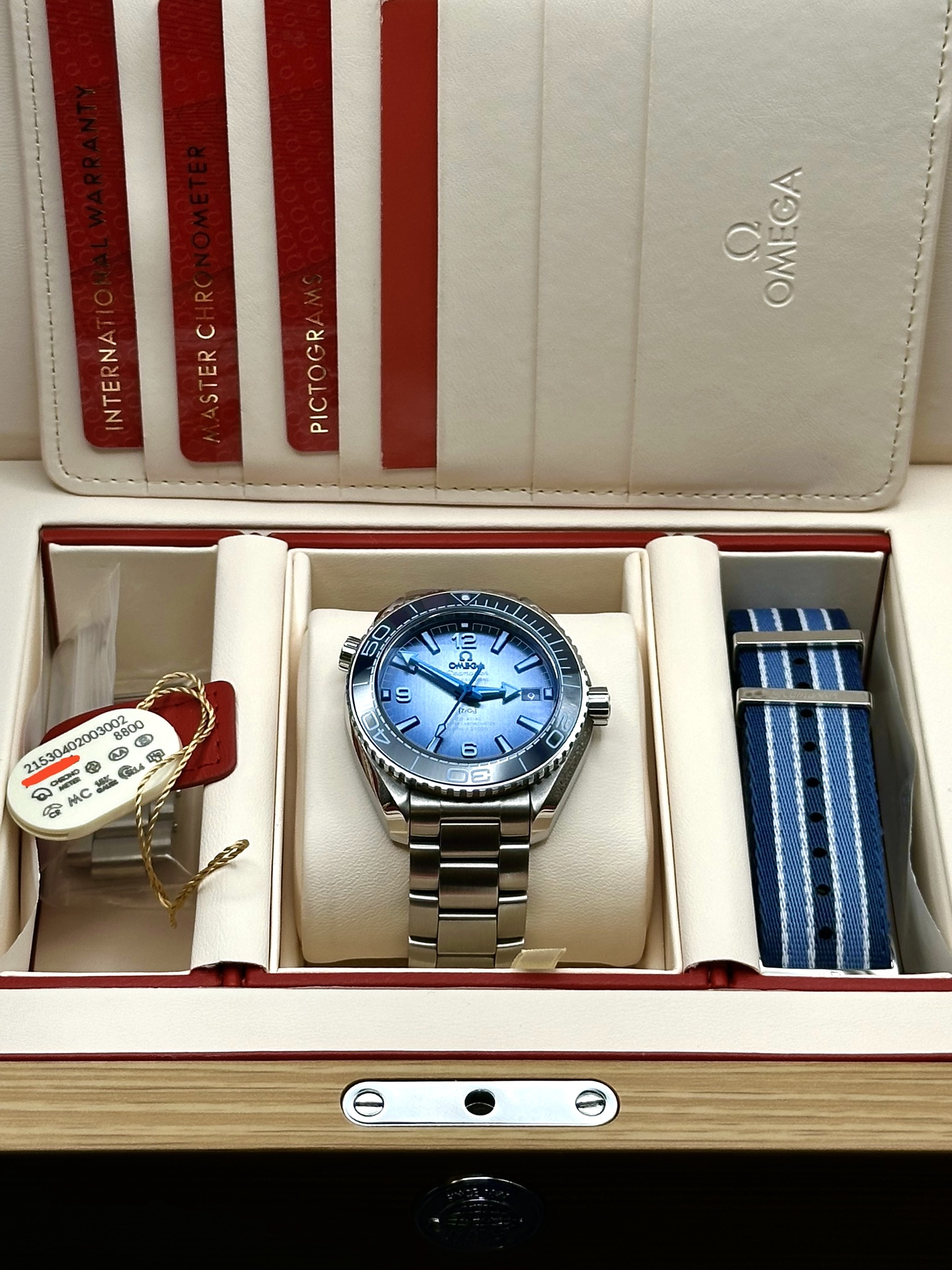 Omega Seamaster Planet Ocean 600M Summer Blue (215.30.40.20.03.002)