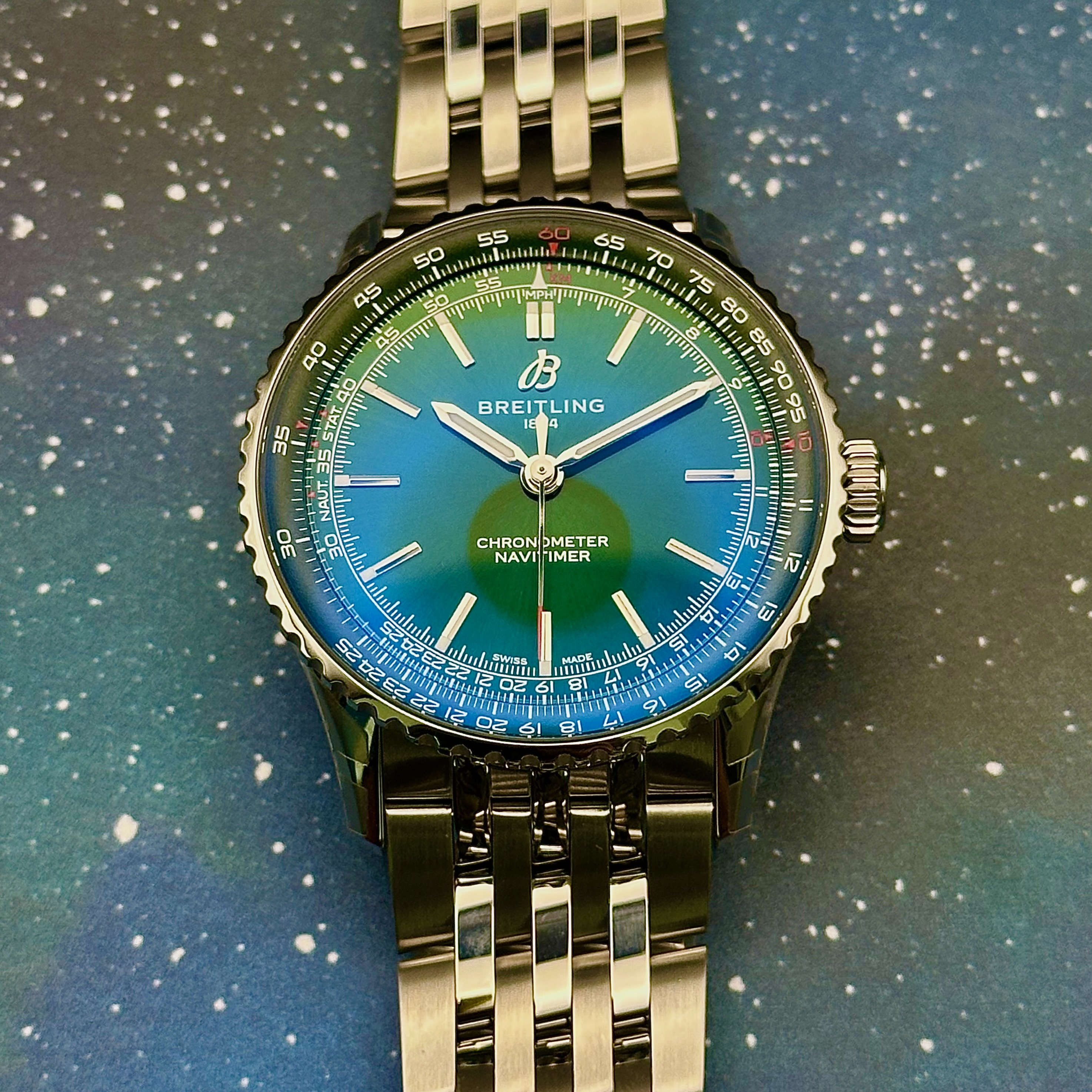 2025 Breitling Navitimer Green