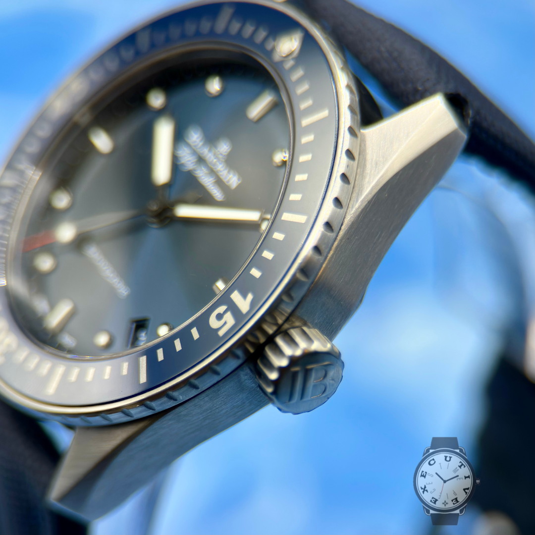 Blancpain Fifty Fathoms Bathyscaphe Blue Dial 38mm 