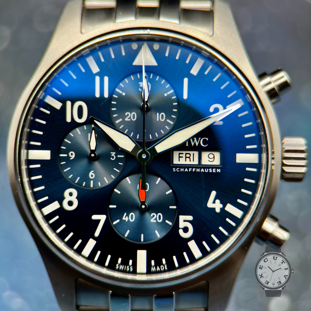 IWC Pilot’s Watch Chronograph 43mm Blue Dial – Ref. IW378004