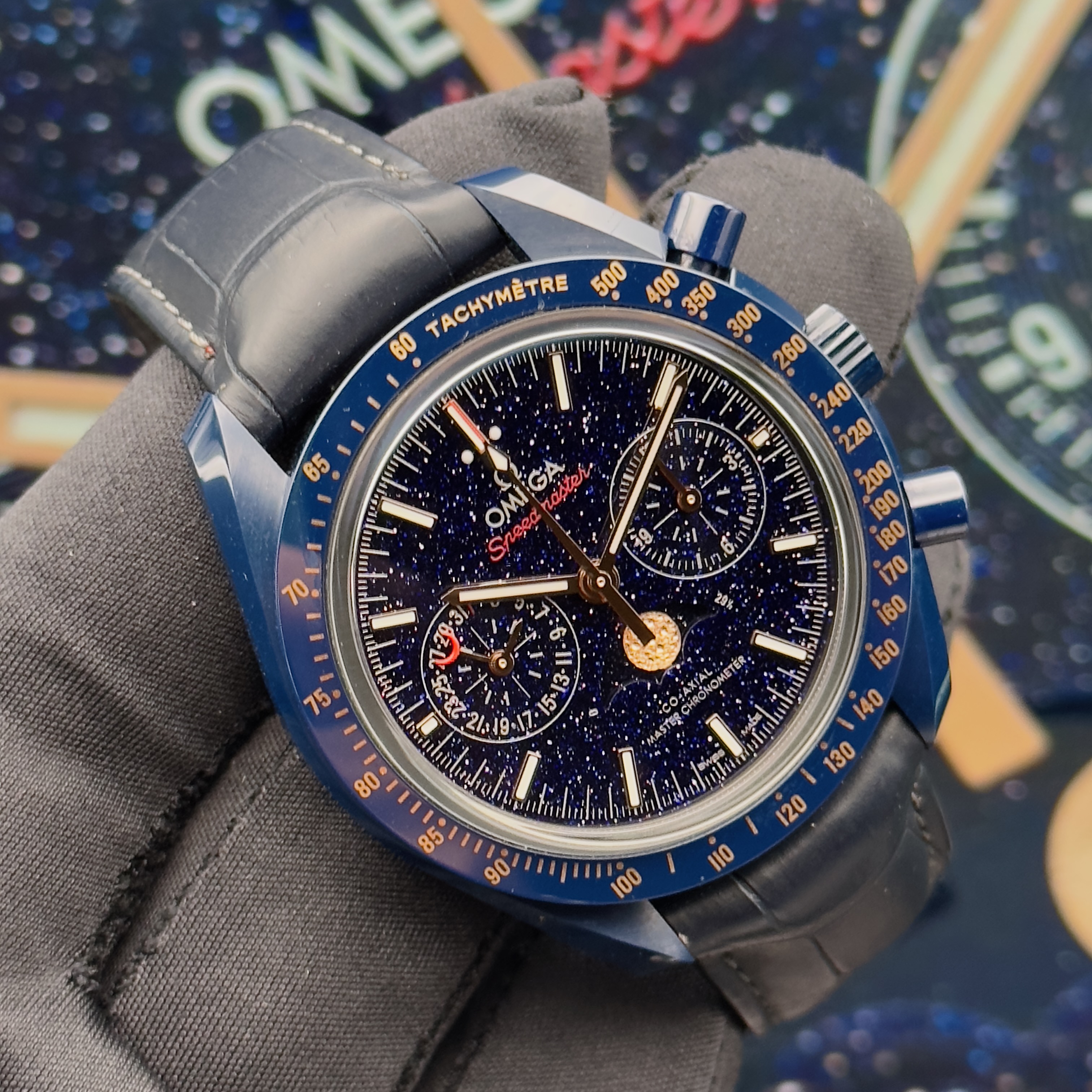 Omega Blue Side of the Moon Aventurine