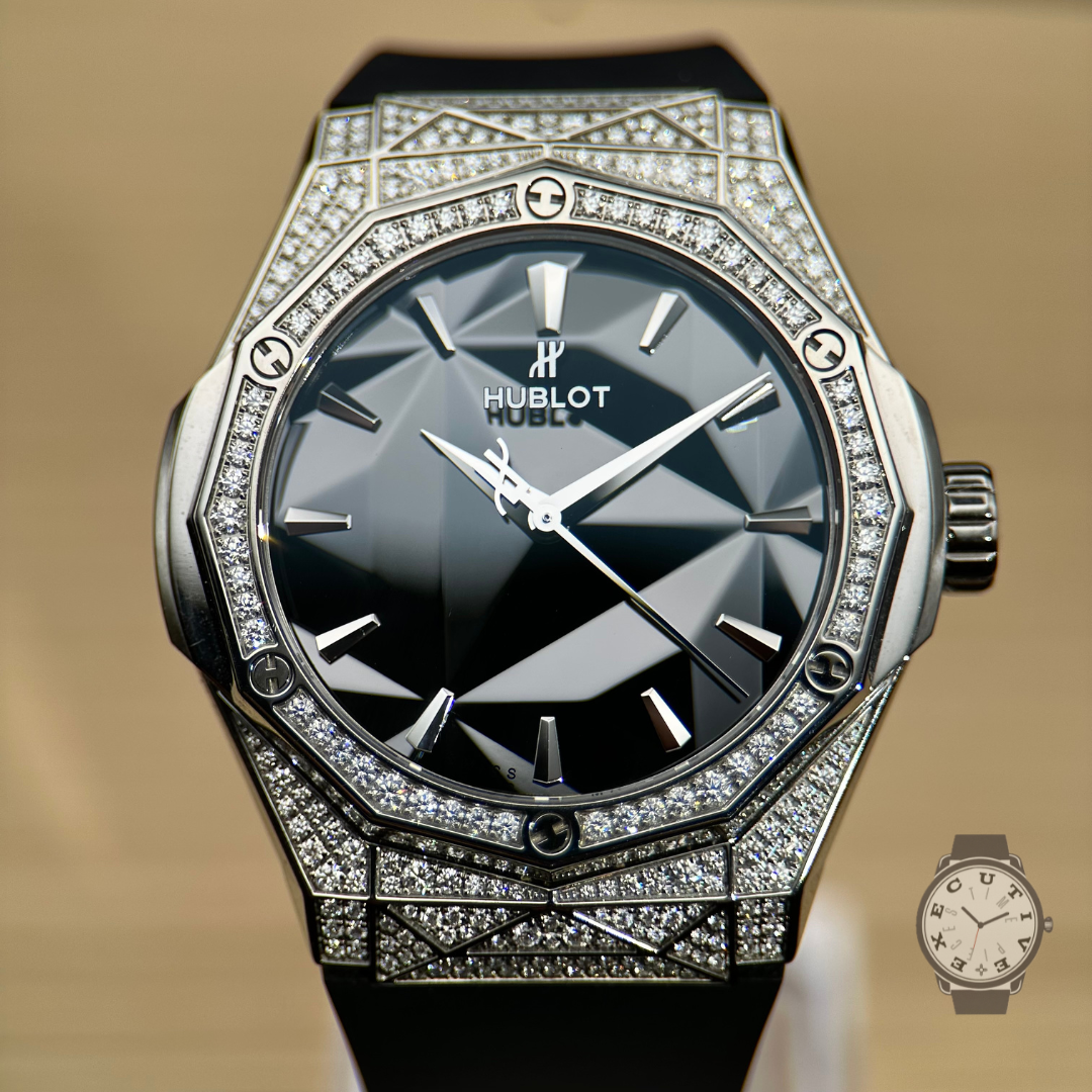 Hublot Classic Fusion Orlinski Titanium Factory Set Pavé 40mm 