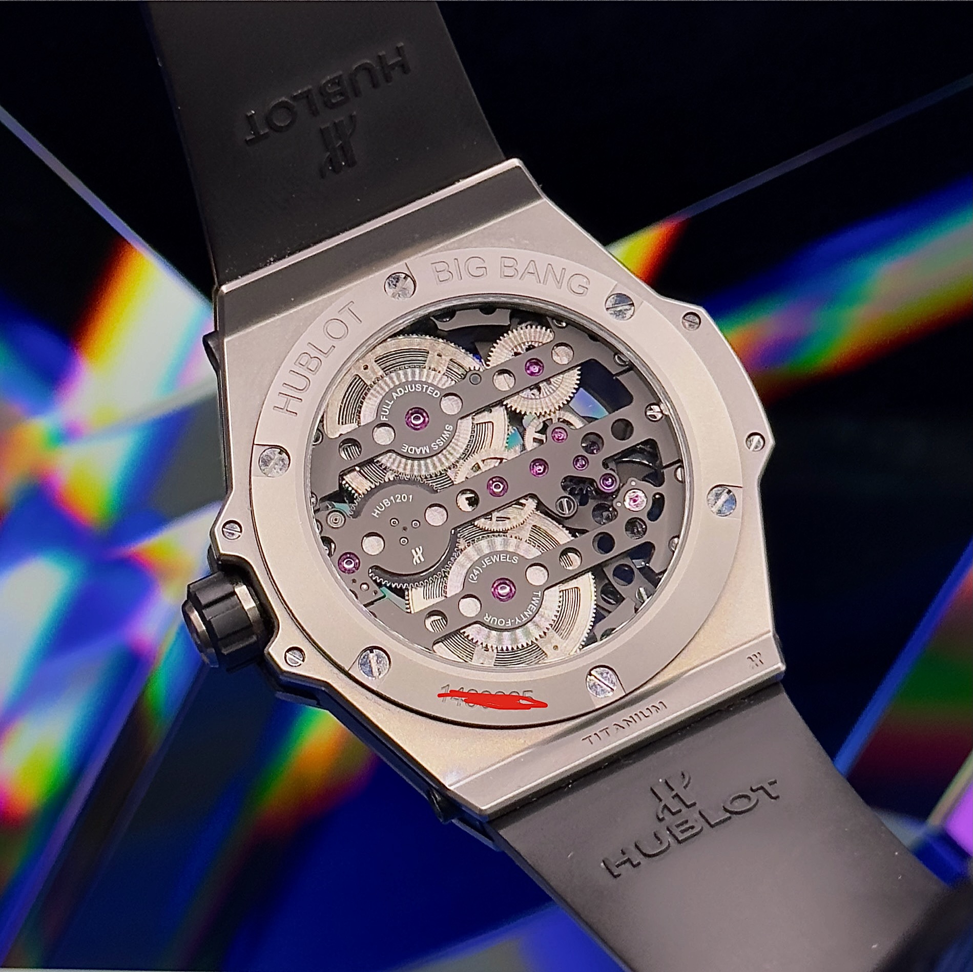 Hublot Big Bang Meca-10 45mm Titanium Skeleton Dial  414.NI.1123.RX