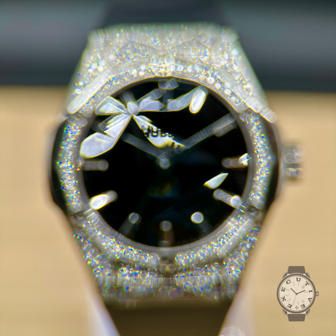 Hublot Classic Fusion Orlinski Titanium Factory Set Pavé 40mm 