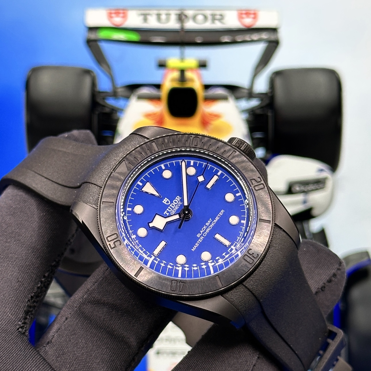 Tudor Black Bay Ceramic Blue Dial VISA REDBULL