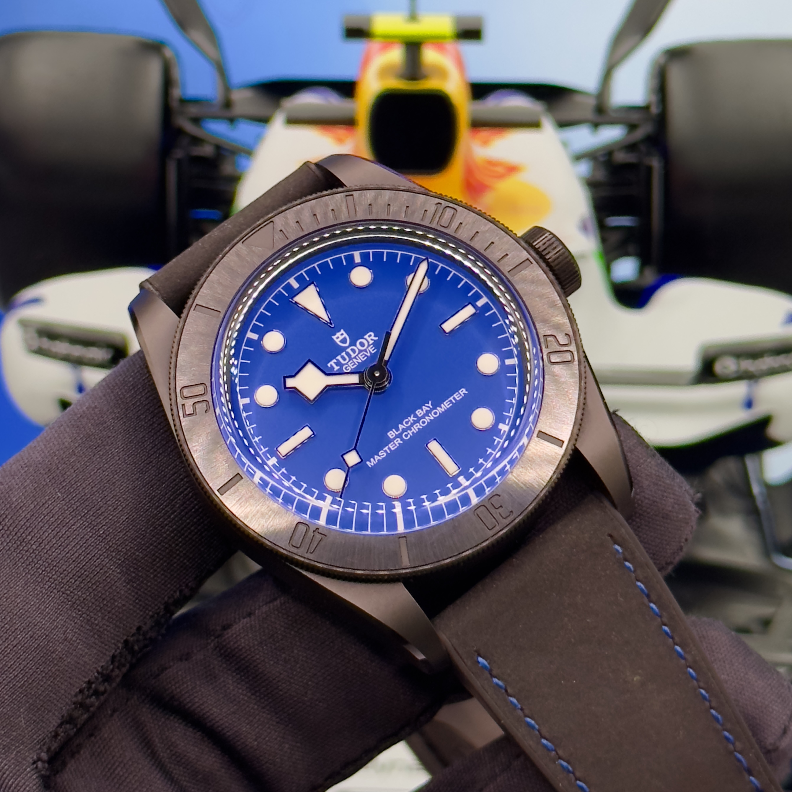 Tudor Black Bay Ceramic Blue Dial VISA REDBULL