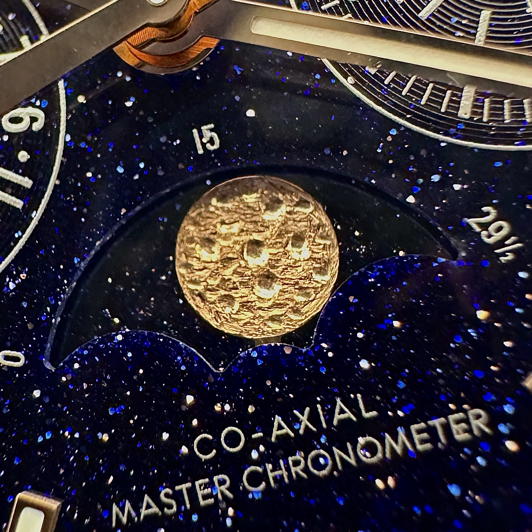 Omega Blue Side of the Moon Aventurine