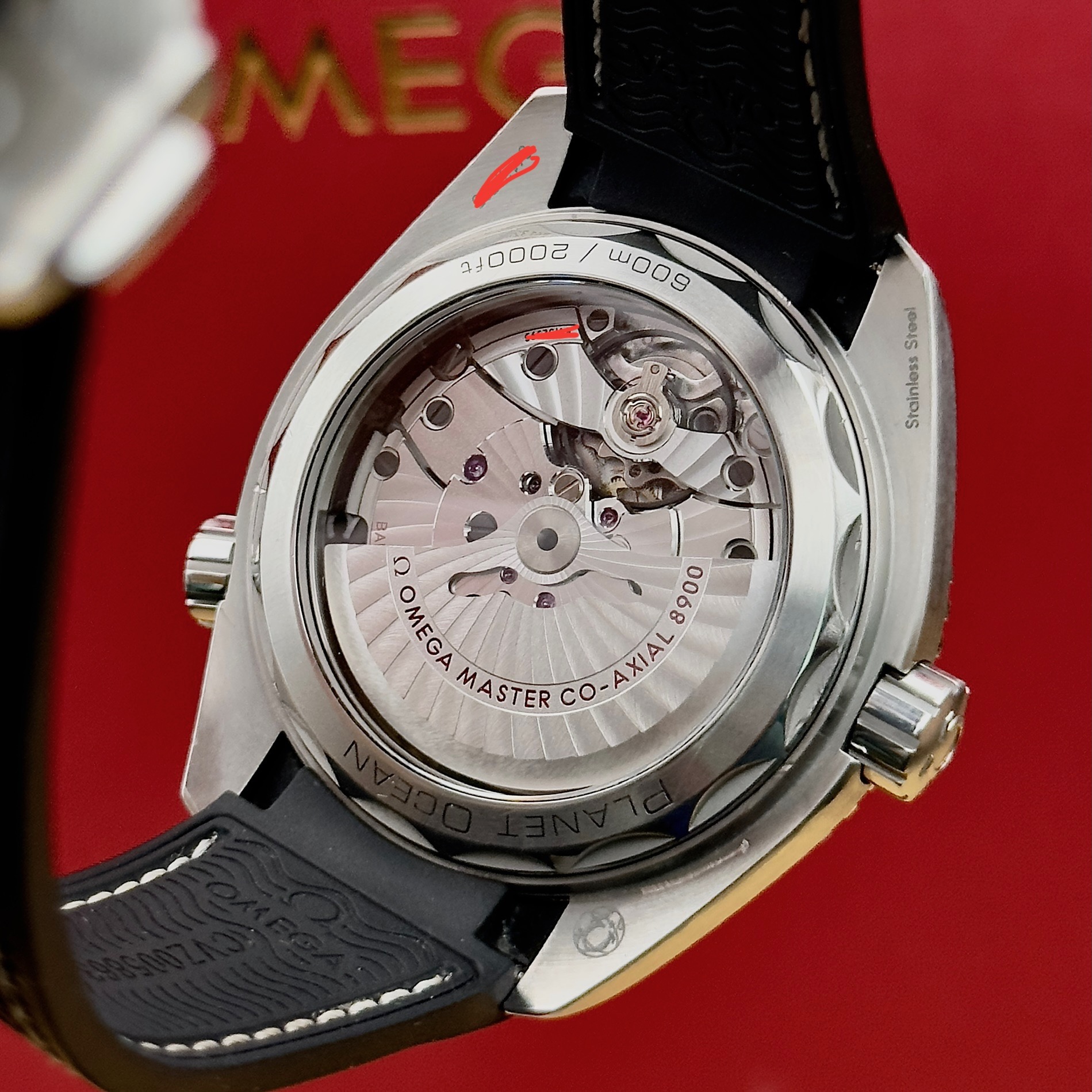 Omega SeaMaster Planet Ocean 600m Orange