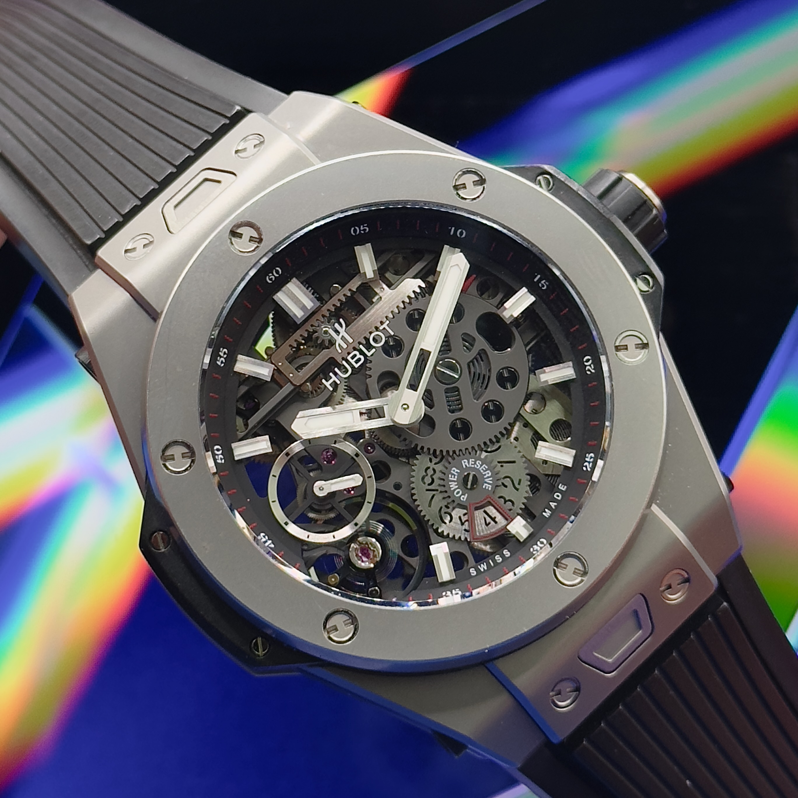 Hublot Big Bang Meca-10 45mm Titanium Skeleton Dial 414.NI.1123.RX