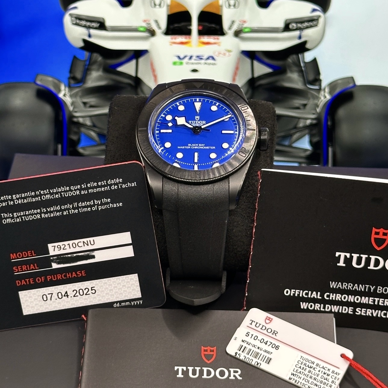 Tudor Black Bay Ceramic Blue Dial VISA REDBULL