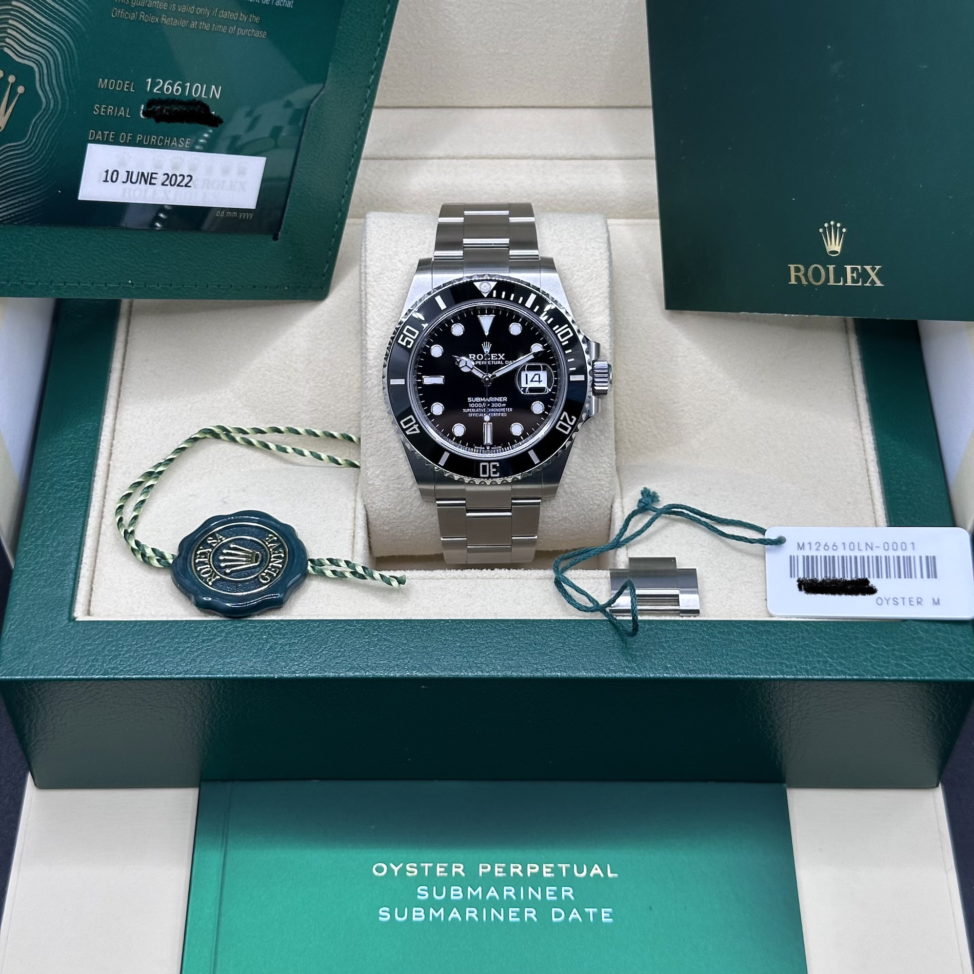 Rolex Submariner Date 126610LN 2022