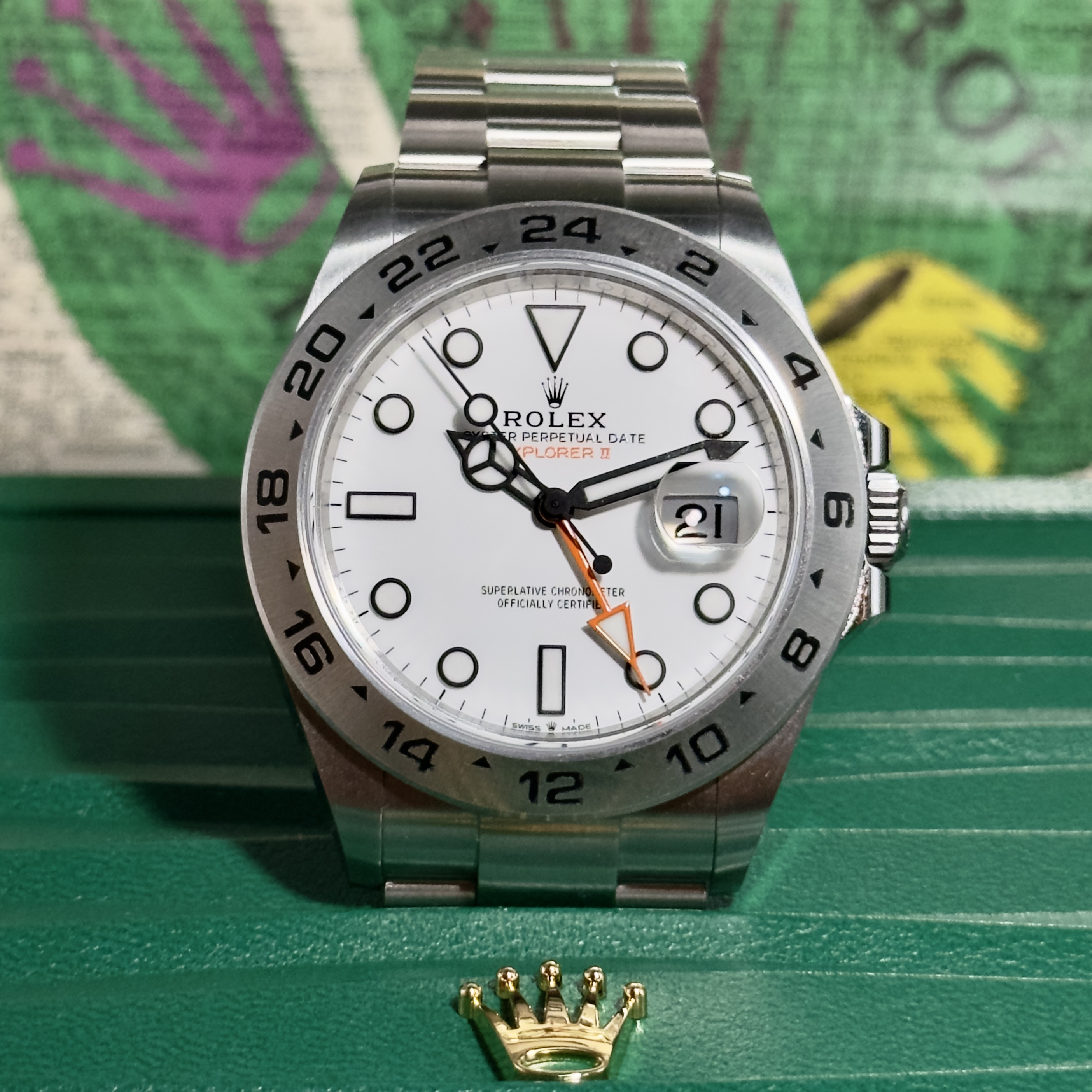 Rolex Explorer II Polar White Dial 2025
