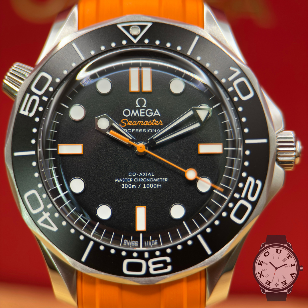 Omega Seamaster Diver 300M Black & Orange No-Date – Ref. 210.32.42.20.01.006