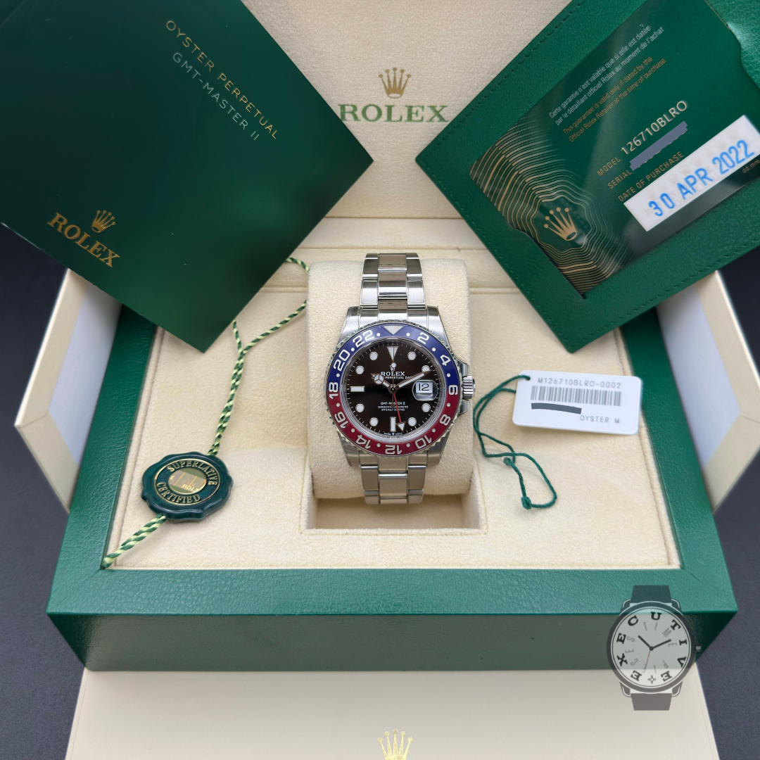 2022 Rolex GMT Master II "Pepsi" 126710BLRO