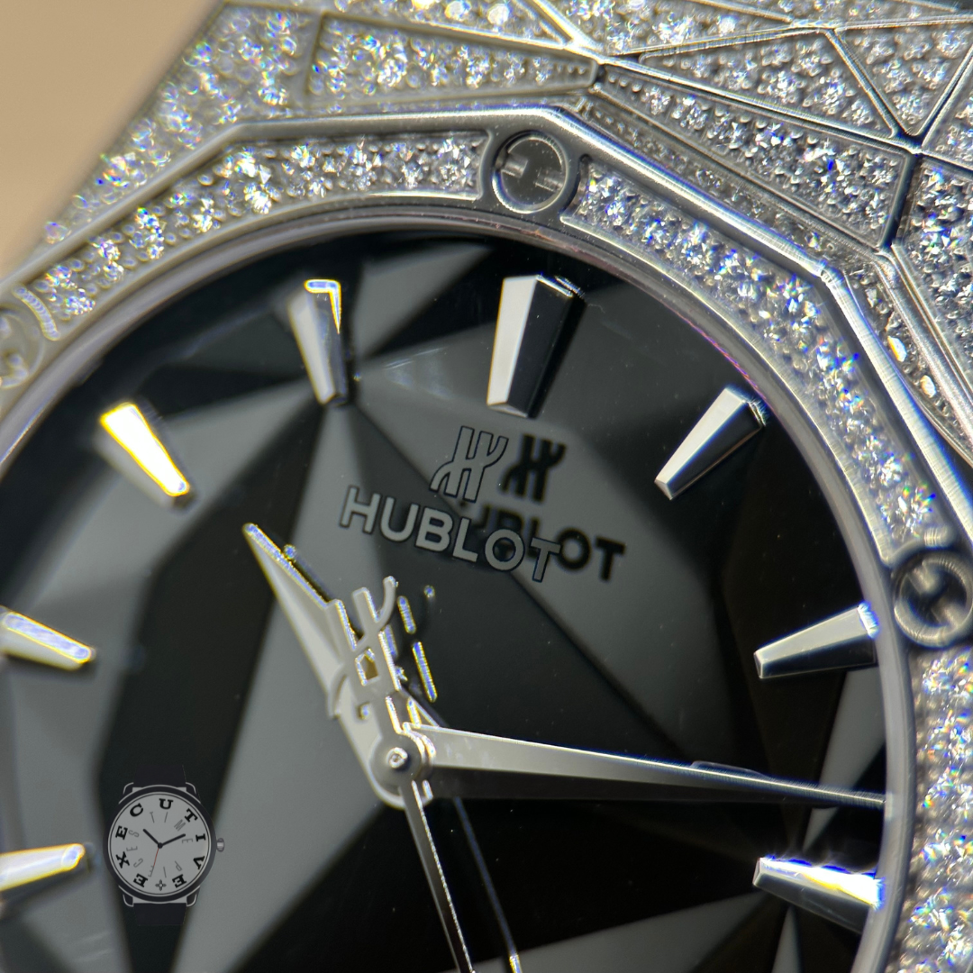 Hublot Classic Fusion Orlinski Titanium Factory Set Pavé 40mm 