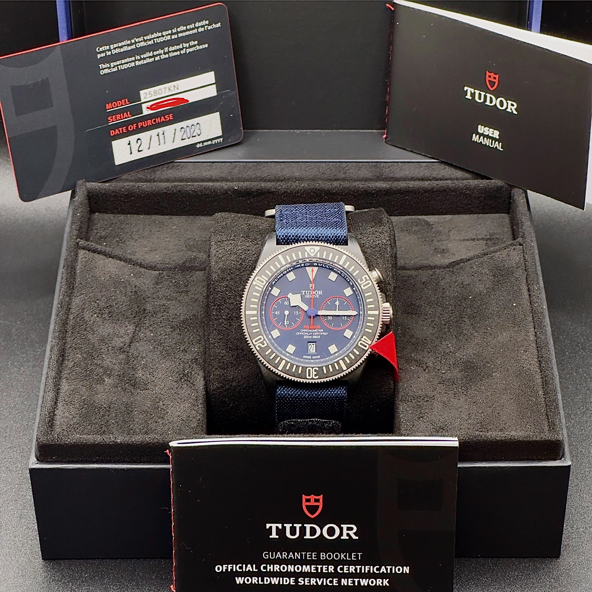 Tudor Pelagos FXD Chrono Alinghi Red Bull Racing