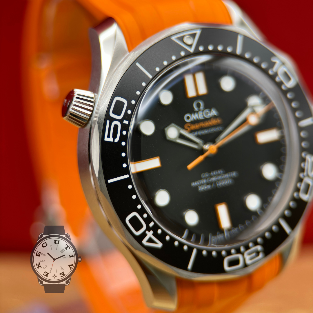 Omega Seamaster Diver 300M Black & Orange No-Date – Ref. 210.32.42.20.01.006