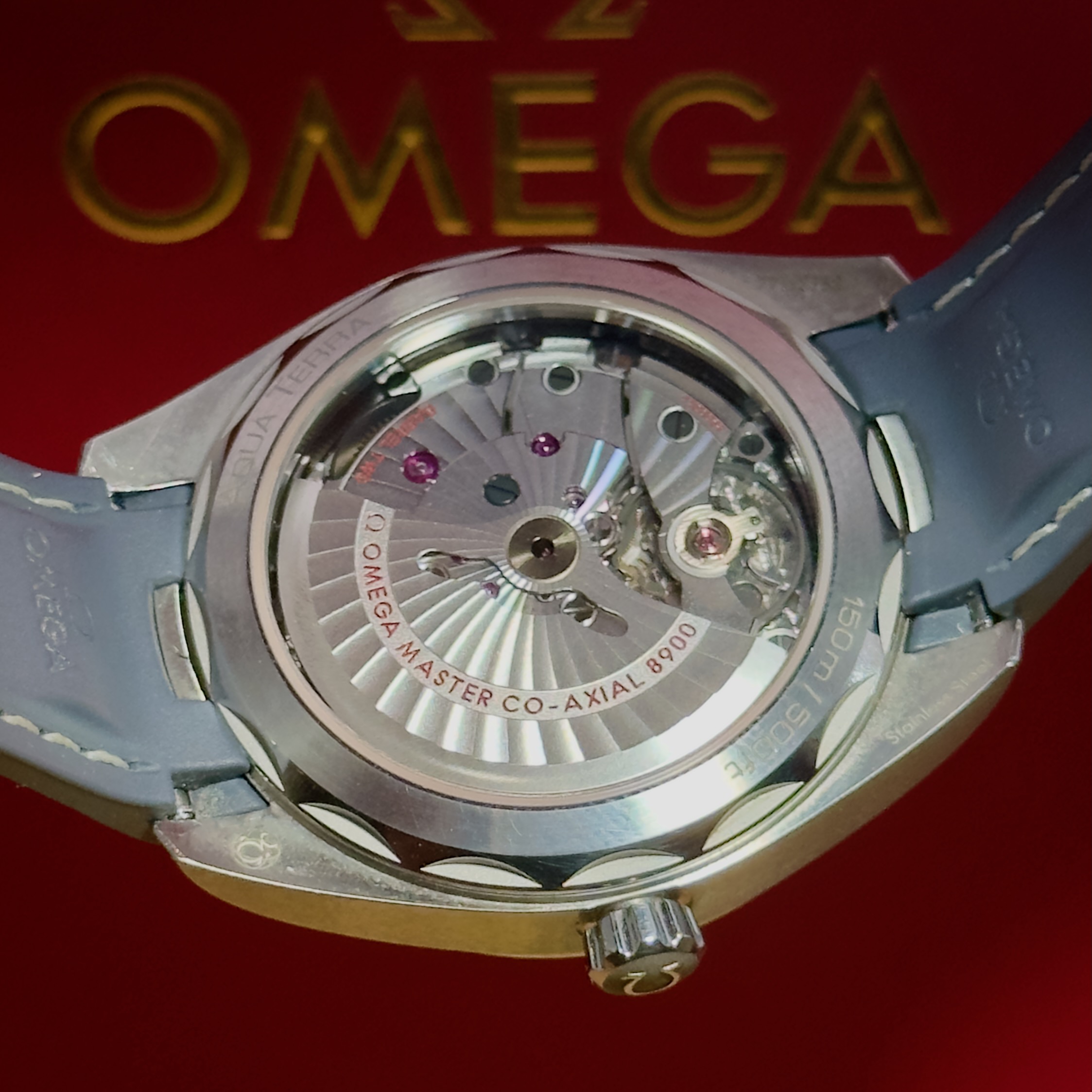 Omega Seamaster Aqua Terra 150M Blue Dial | Rubber Strap