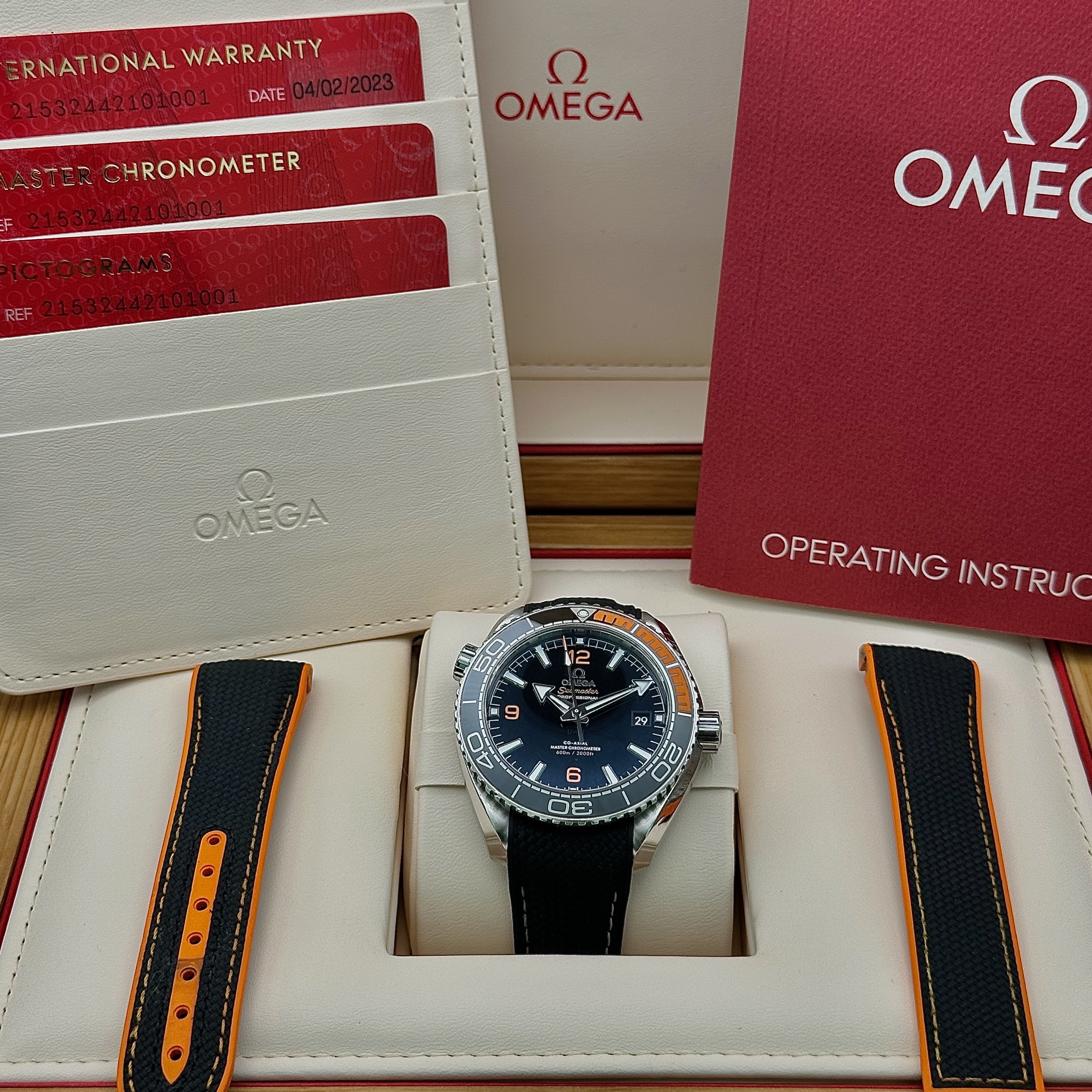 Omega SeaMaster Planet Ocean 600m Orange