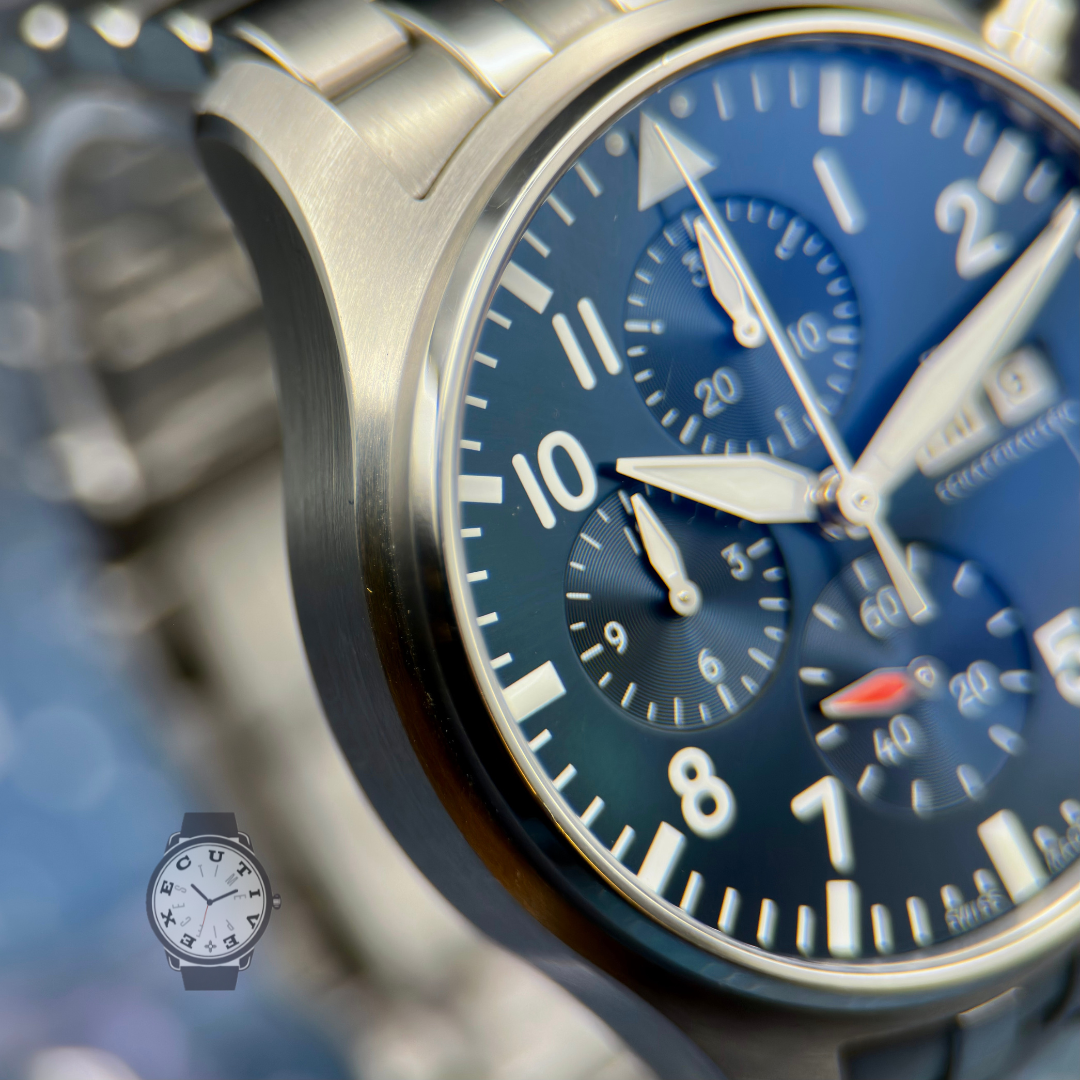 IWC Pilot’s Watch Chronograph 43mm Blue Dial – Ref. IW378004