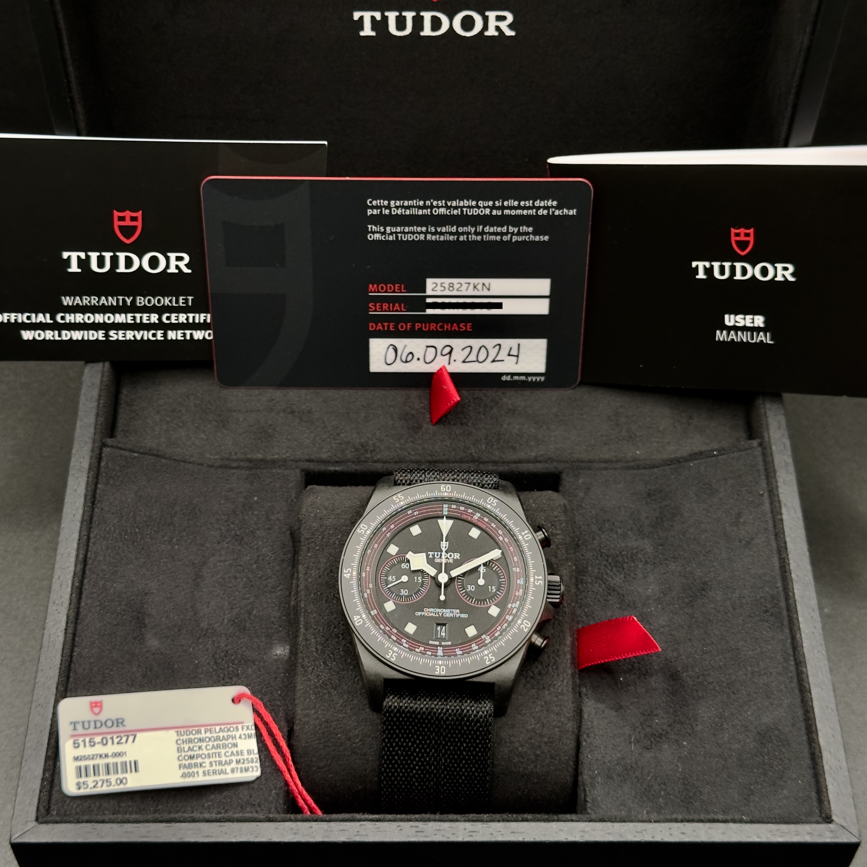 2024 Tudor Pelagos FXD Chrono “Cycling Edition” – Carbon Composite Case 