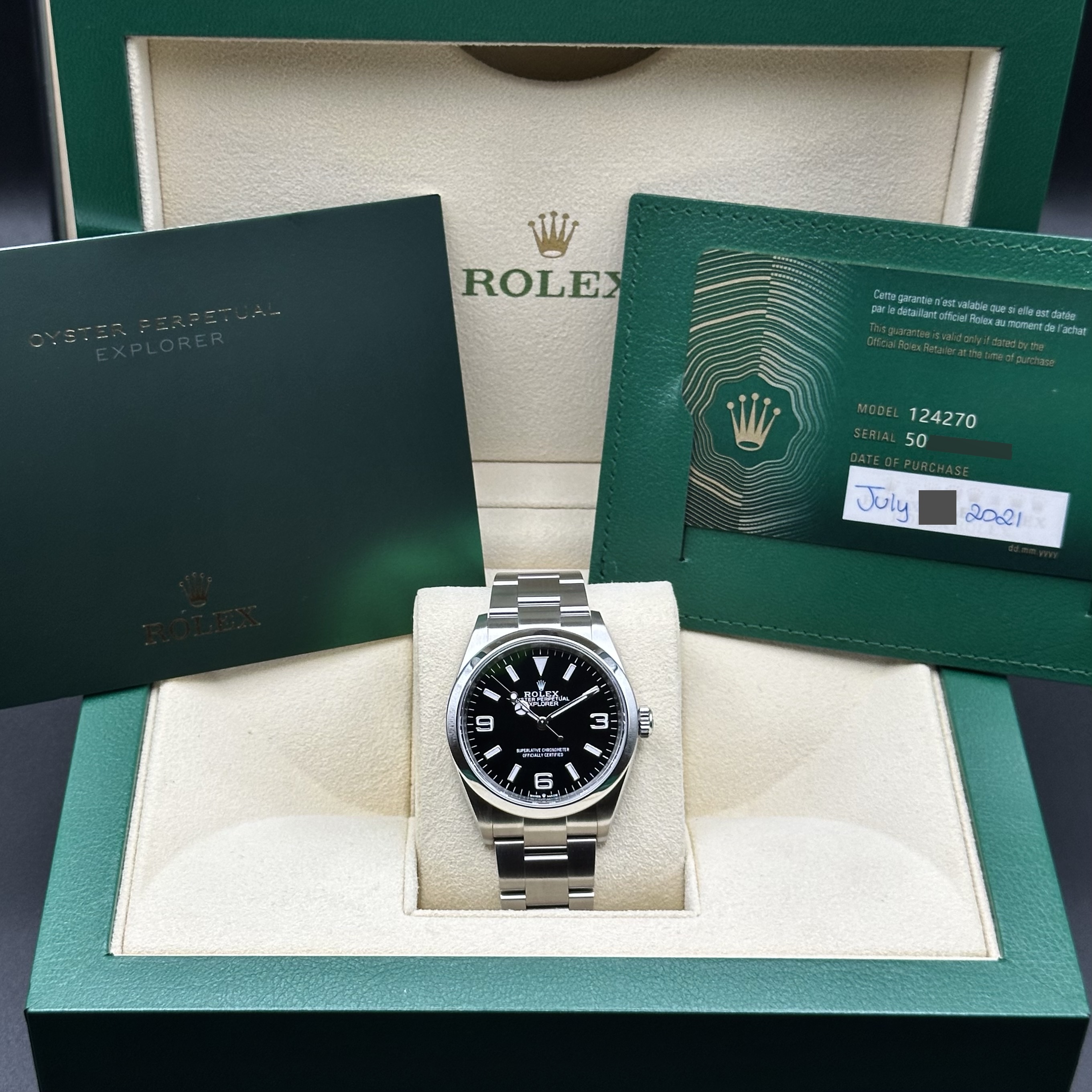 Rolex Explorer 124270 36mm