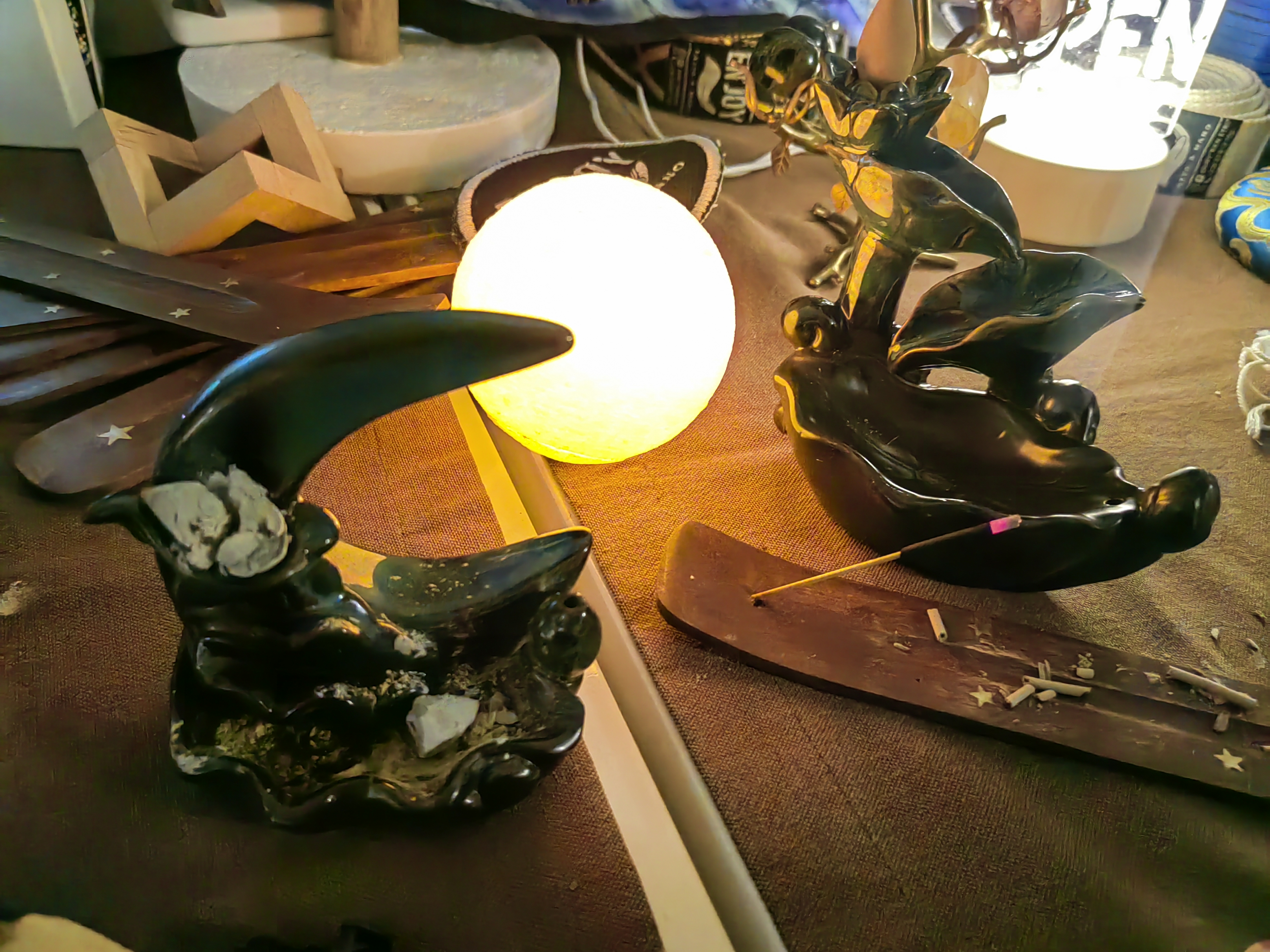 Ceramic Cascade Cone Incense Burner