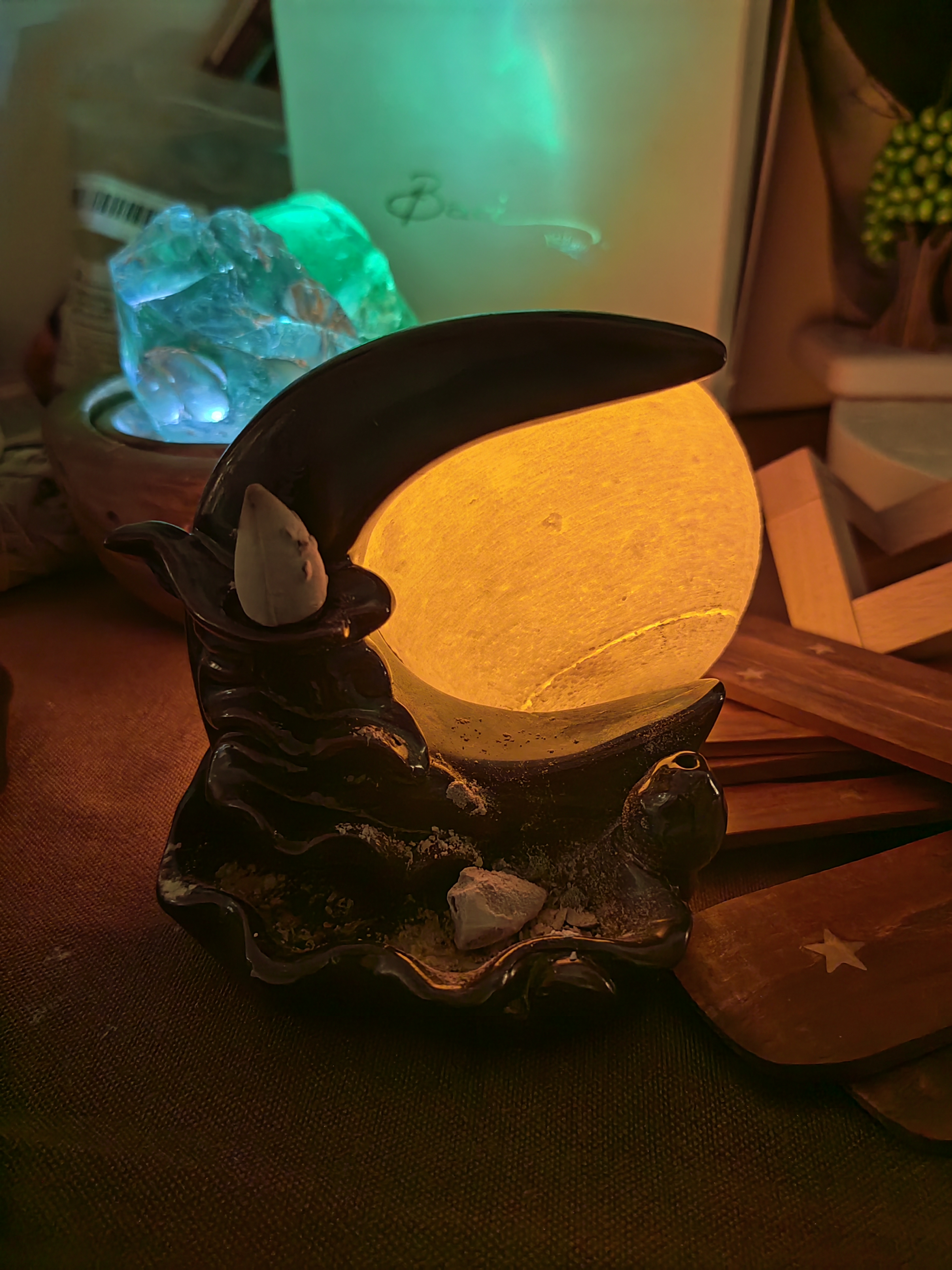 Ceramic Cascade Cone Incense Burner