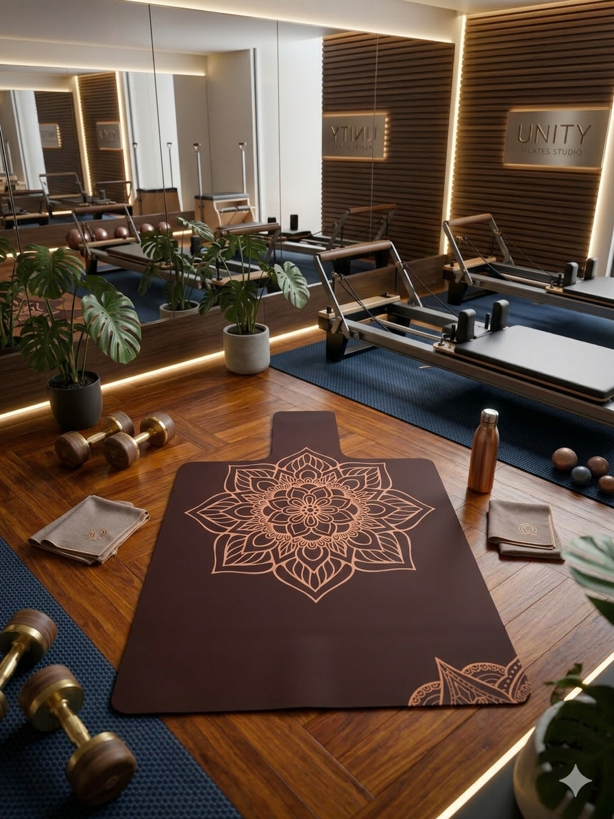 Lotus Mandala Reformer Pilates Mat 