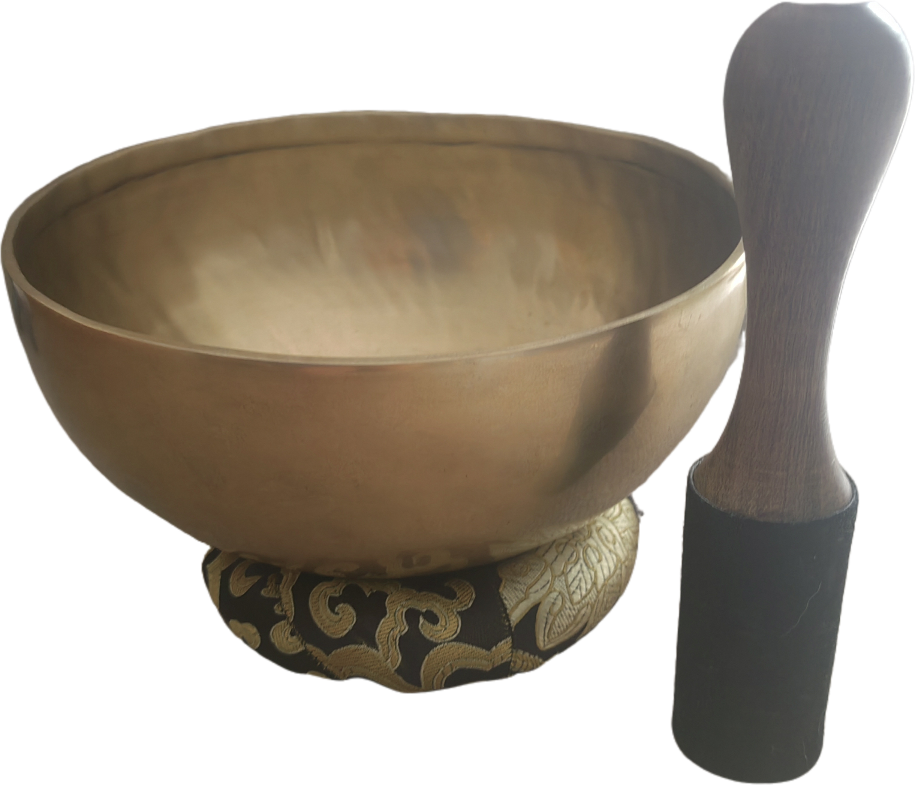 Handmade  Tibetan  Singing  Bowl  (d 22cm, h 11cm, 1.3kg) 