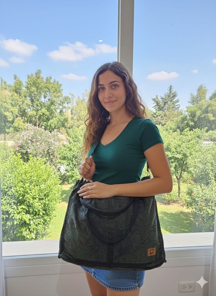 Casual Bag Green Fantasy