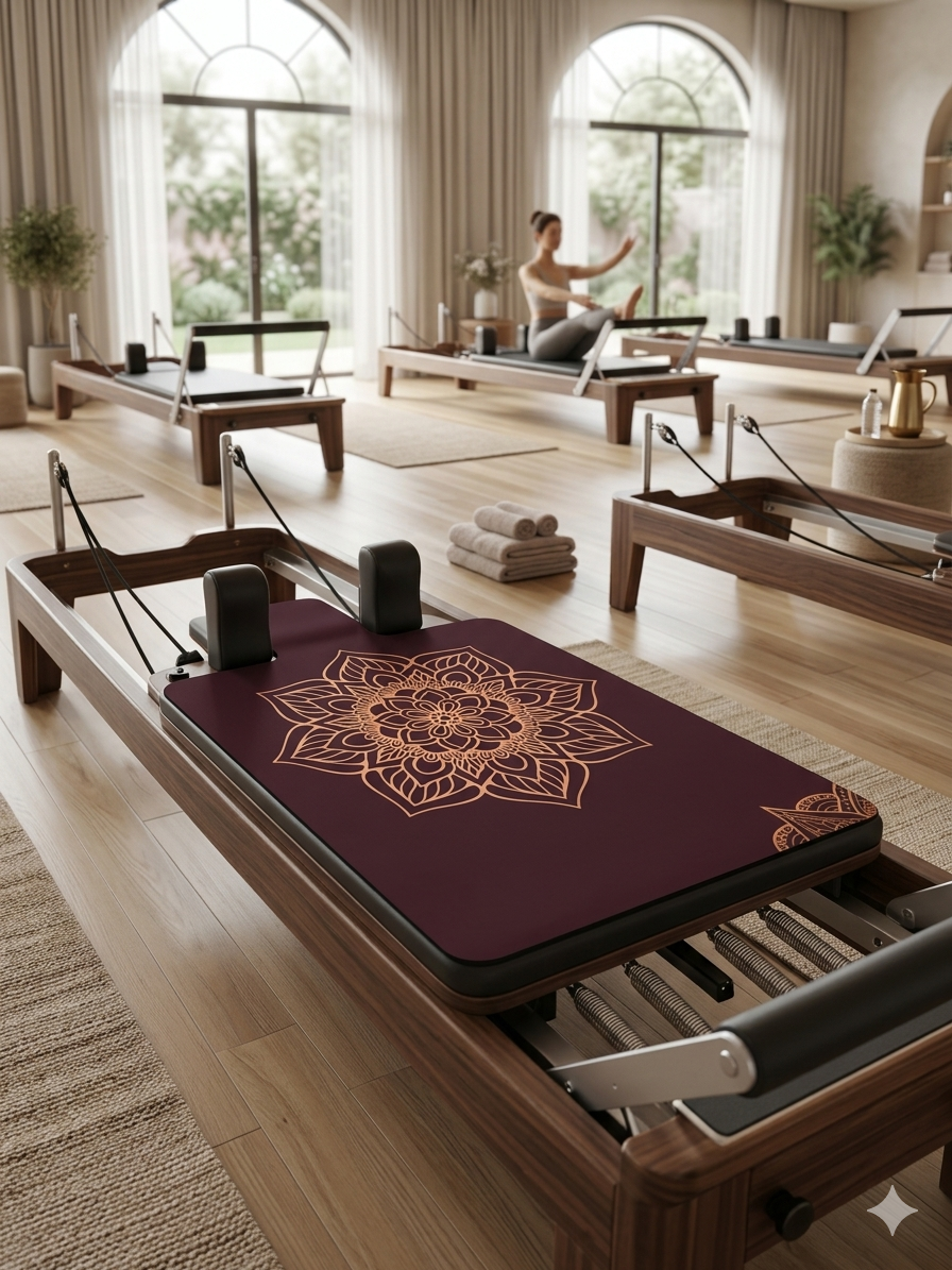 Lotus Mandala Reformer Pilates Mat 