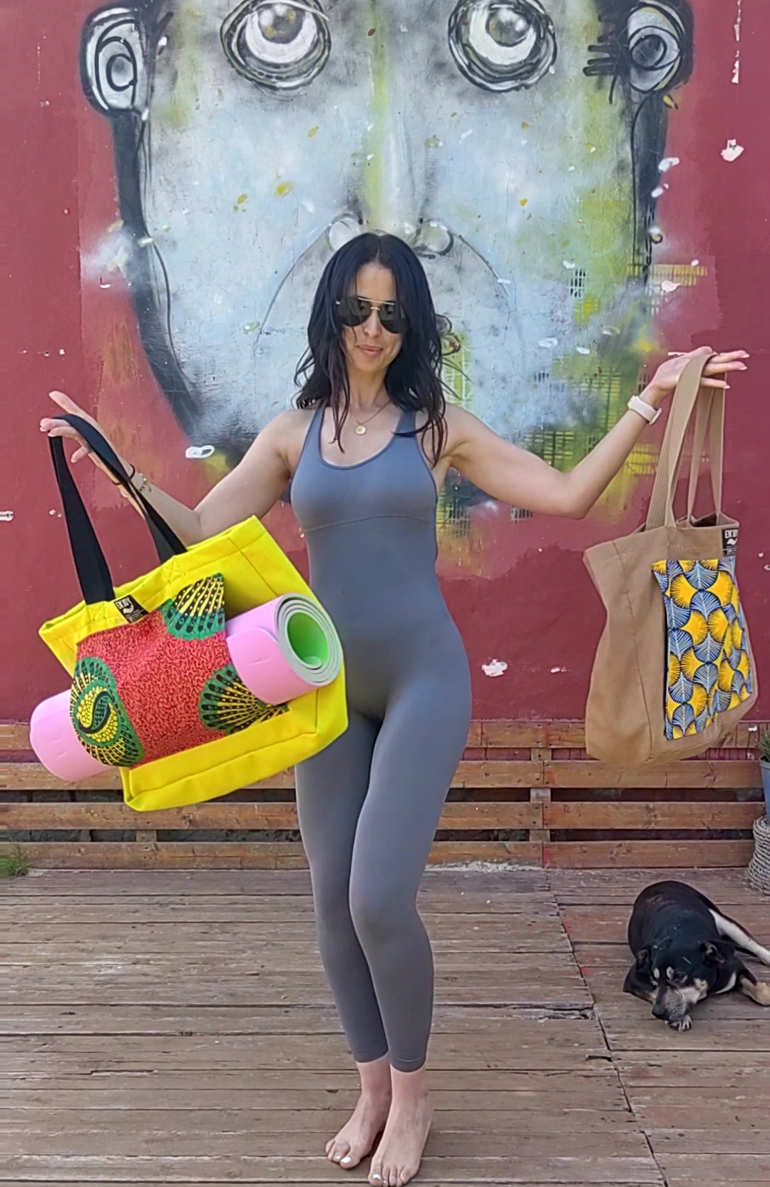 Mat Bag Grey (Handmade)