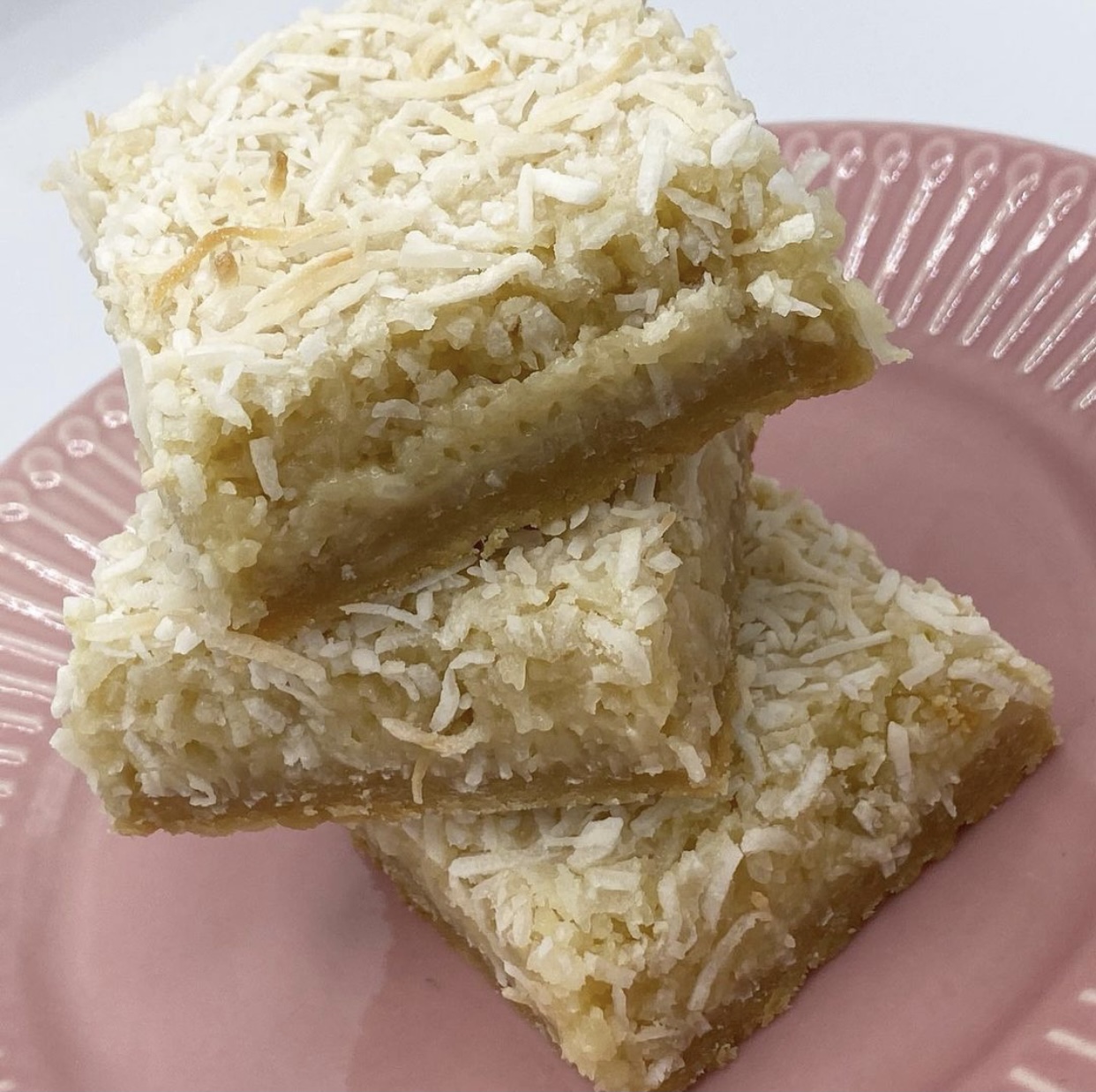 Buttery Coconut Bars