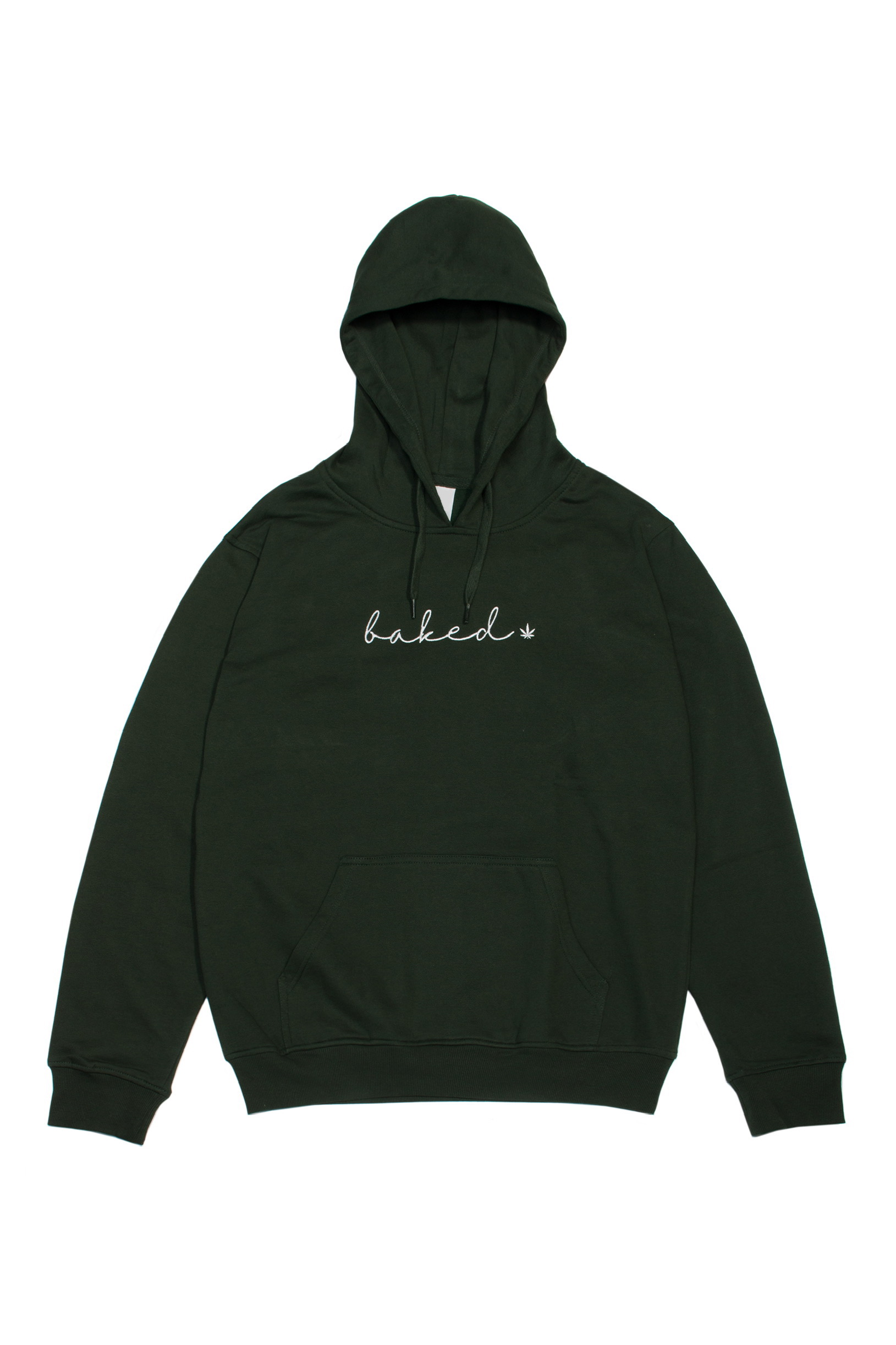 Baked Cursive Sweater - Green Kush